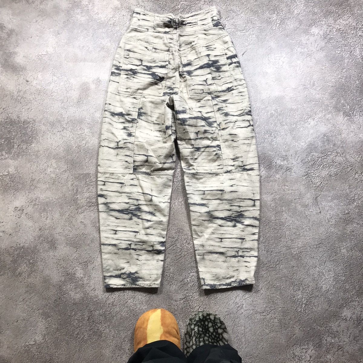 Vintage Vintage 90s Distressed Cargo Pants Baggy Streetwear Logo 25 Size 25" / US 0 / IT 36 - 4 Thumbnail