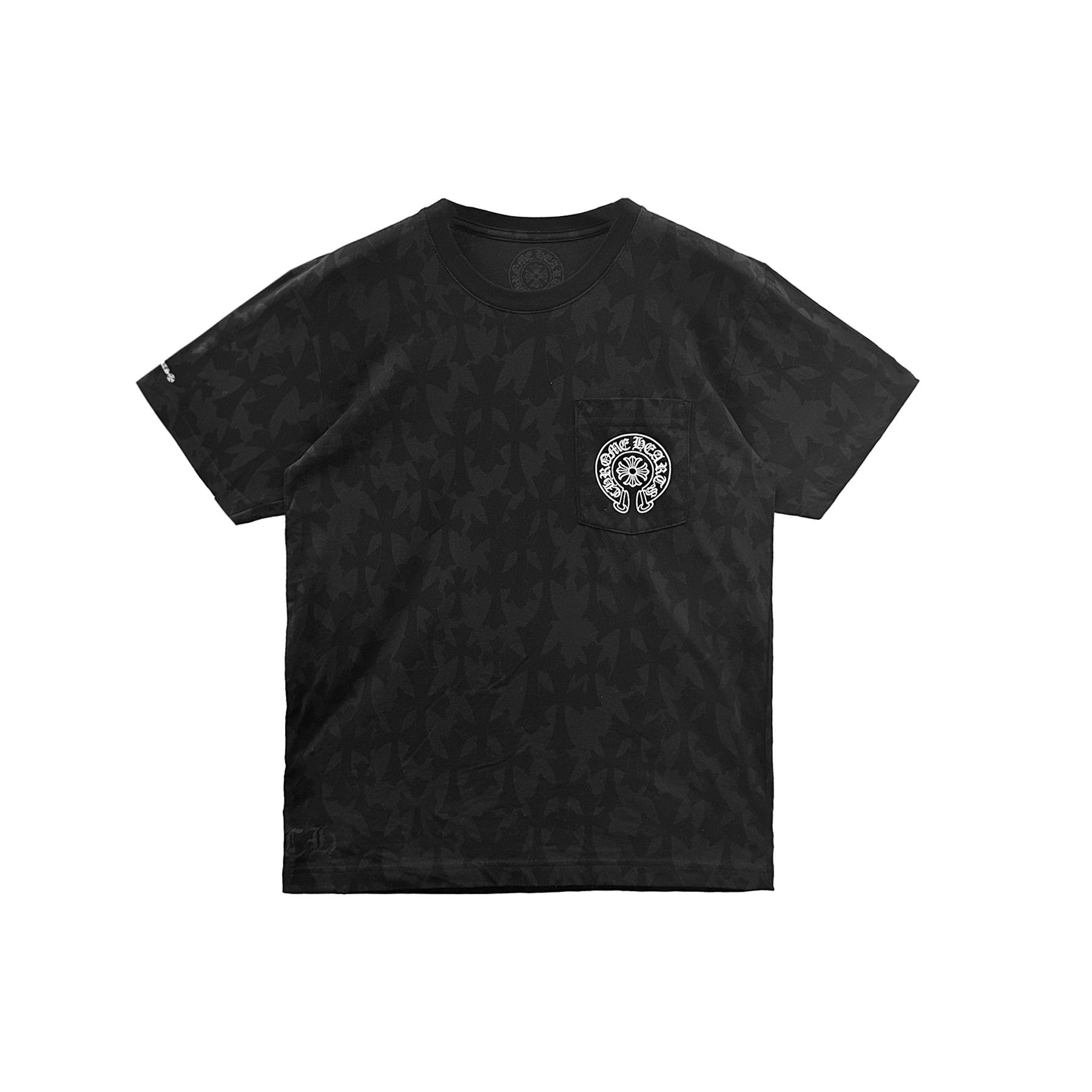 Chrome Hearts Chrome Hearts Black Cross Monogram CH Logo Short Sleeve Tee Size US M / EU 48-50 / 2 - 1 Thumbnail