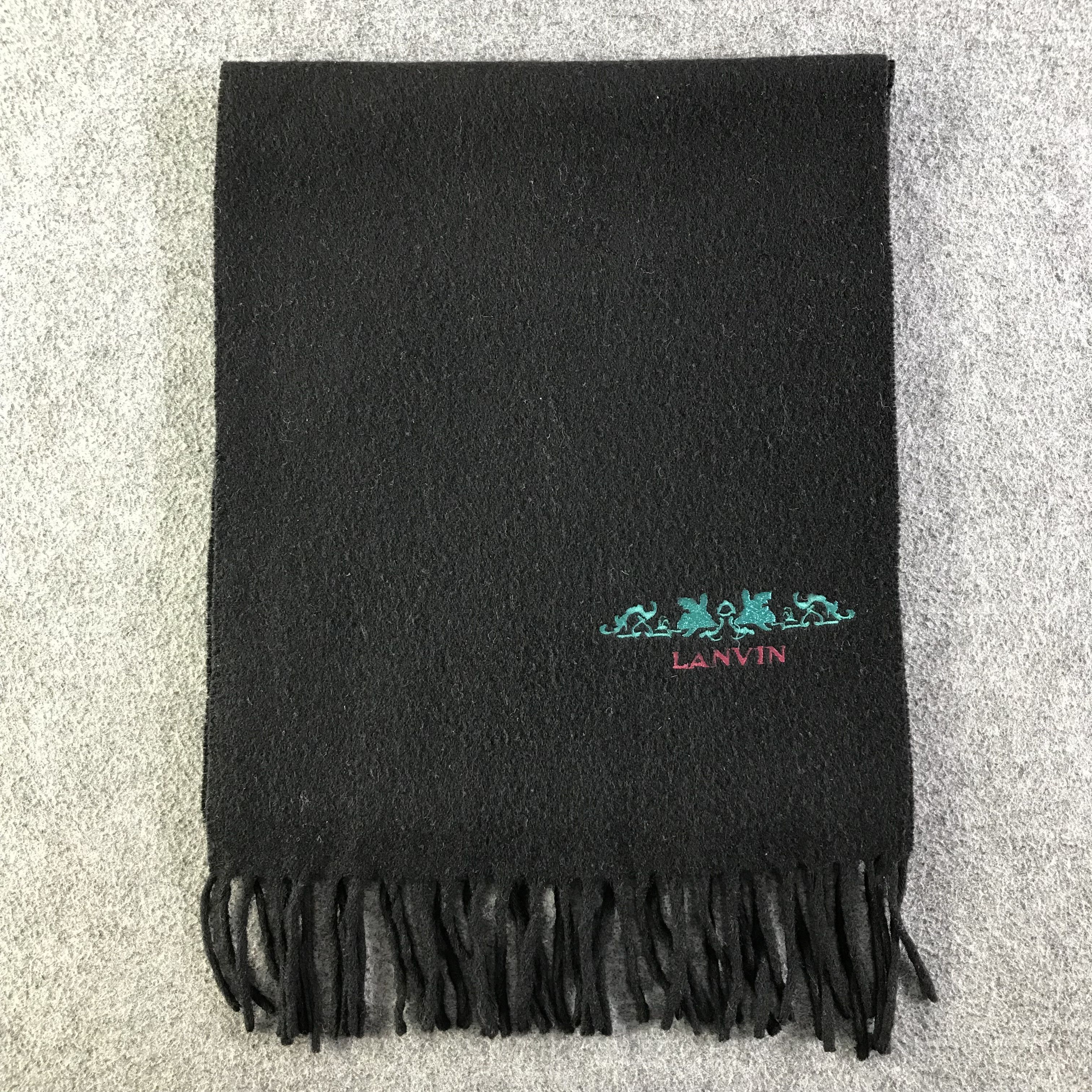 Lanvin Lanvin Wool Scarf / Muffler / Neckwear SS1458 Size ONE SIZE - 5 Thumbnail