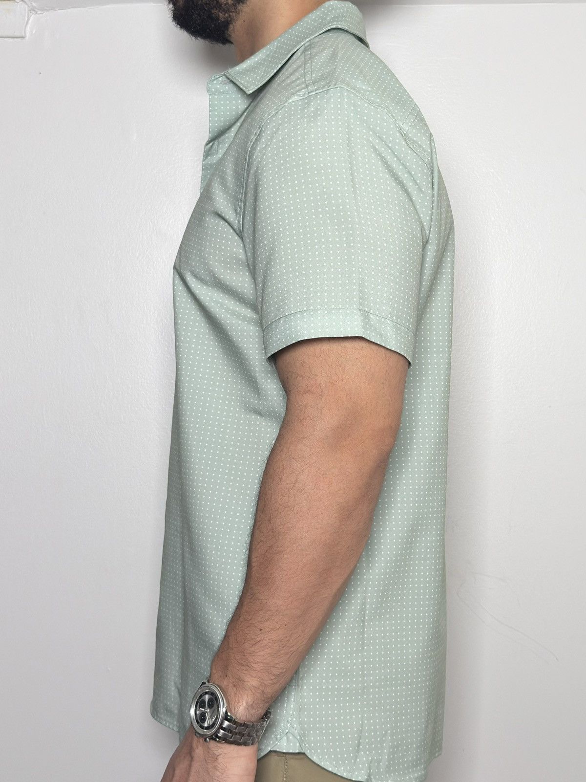 Perry Ellis Perry Ellis Short Sleeve Button Up Size US M / EU 48-50 / 2 - 1 Thumbnail