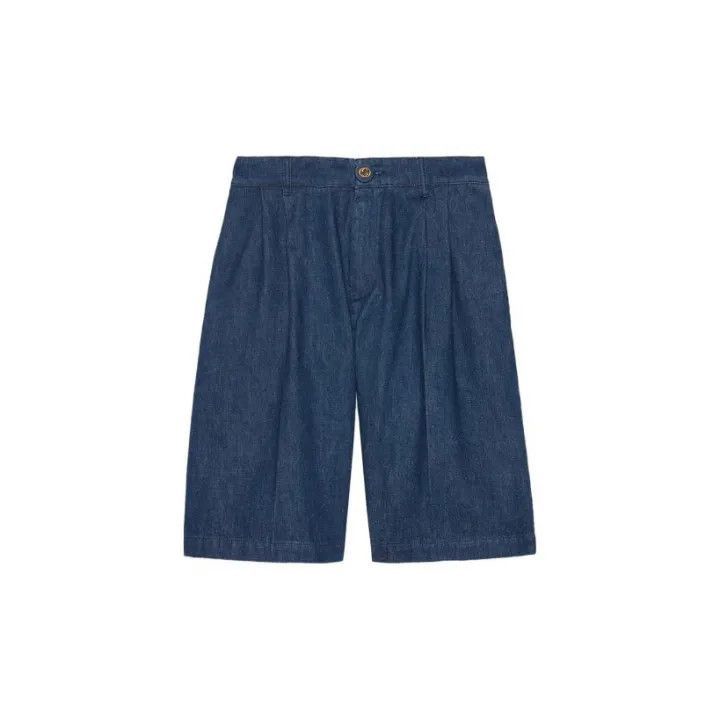 Gucci Gucci Blue High-Waist Casual Shorts for Women-2507 Size 41" - 8 Thumbnail