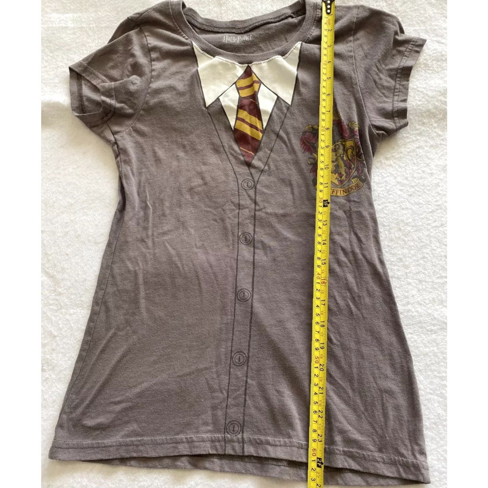 Vintage VINTAGE Harry Potter Griffindor Juniors T-Shirt L Crew Neck Short Sleeve Brown Gray / 18-28 Mens Womens Girls Boys Size L / US 10 / IT 46 - 4 Thumbnail