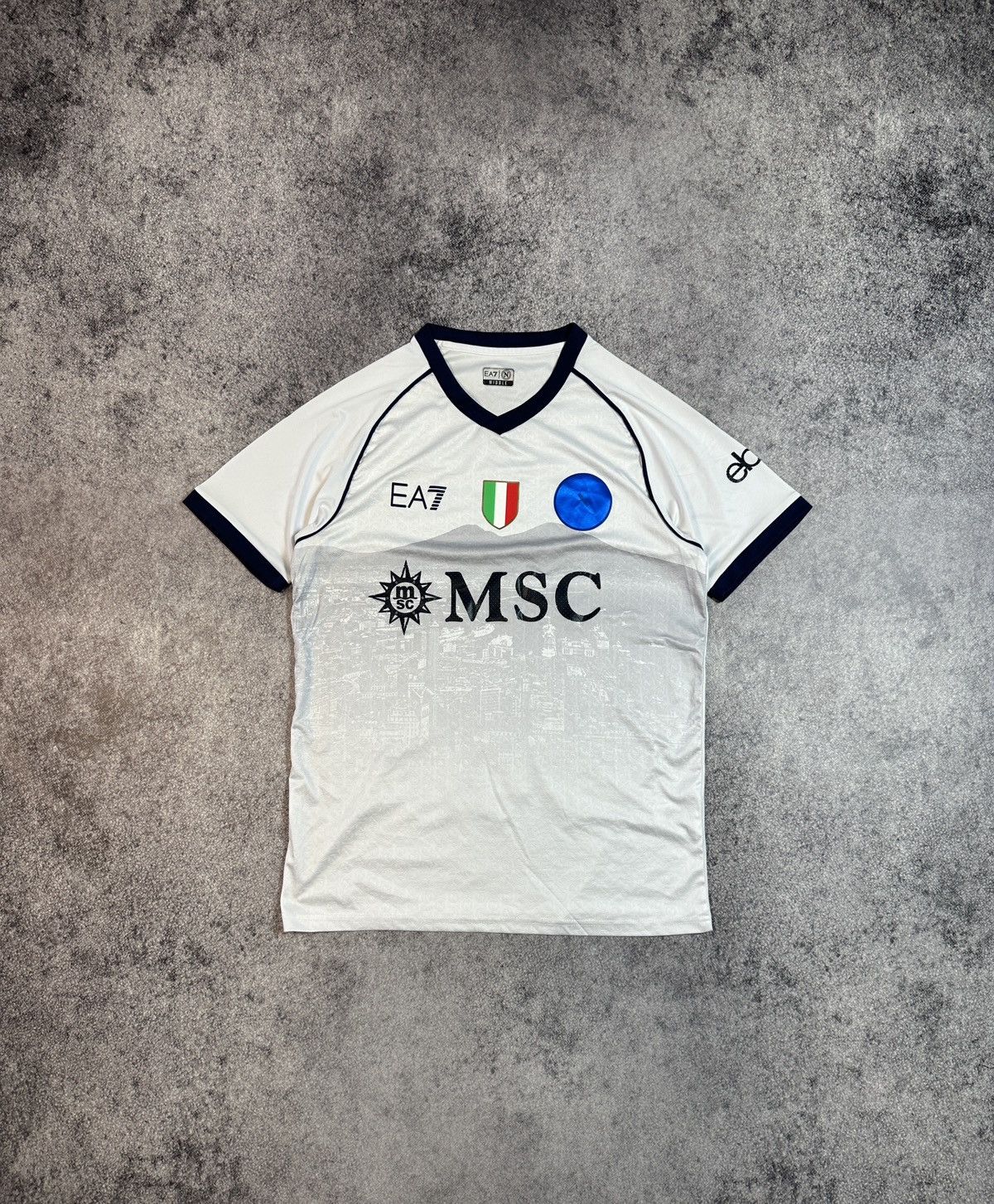 Emporio Armani Emporio Armani EA7 Napoli Soccer Jersey Blokecore Style M Size US M / EU 48-50 / 2 - 1 Thumbnail