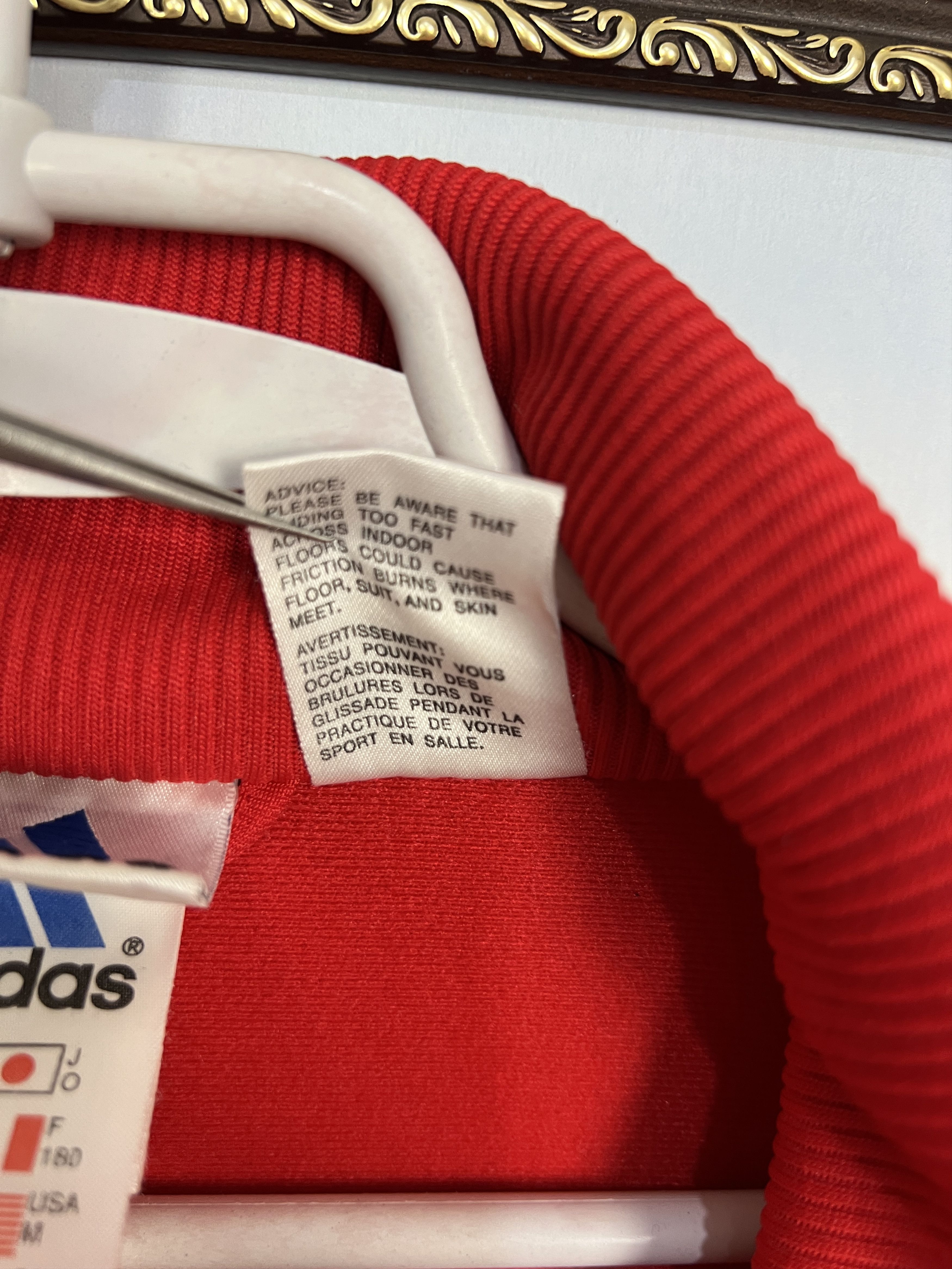 Adidas Vintage 90's Adidas AC Milan Football Red Jacket Soccer Size US M / EU 48-50 / 2 - 12 Thumbnail