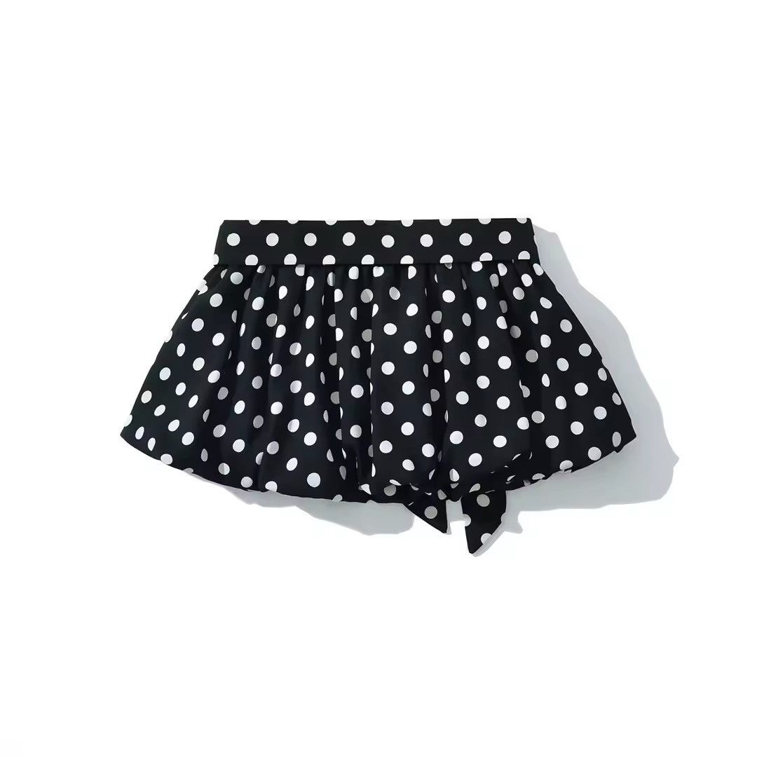 Other Retro Y2K Ruffle Vintage Polka Dot Two Piece Set Top Skirt Size S / US 4 / IT 40 - 9 Thumbnail