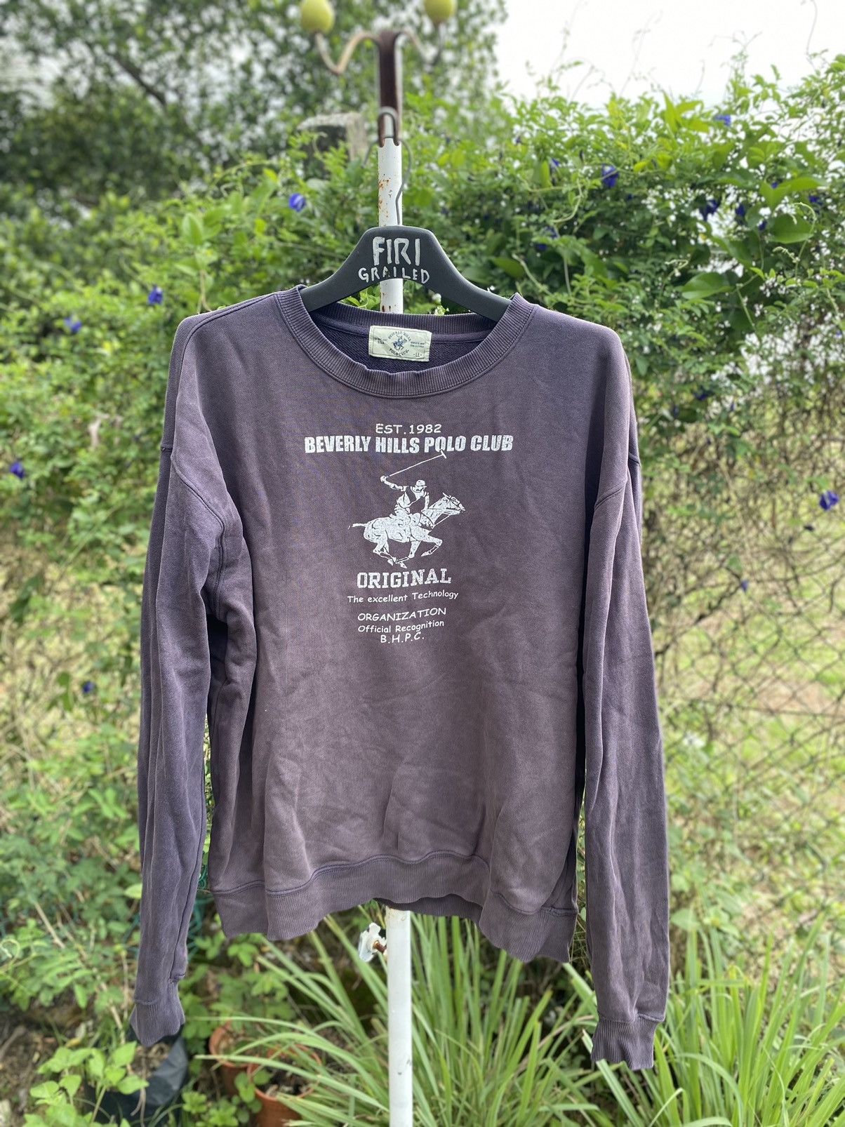 Beverly Hills Polo Club × Vintage Vintage Beverly Hills Polo Club Faded Sweater Size US XL / EU 56 / 4 - 1 Thumbnail