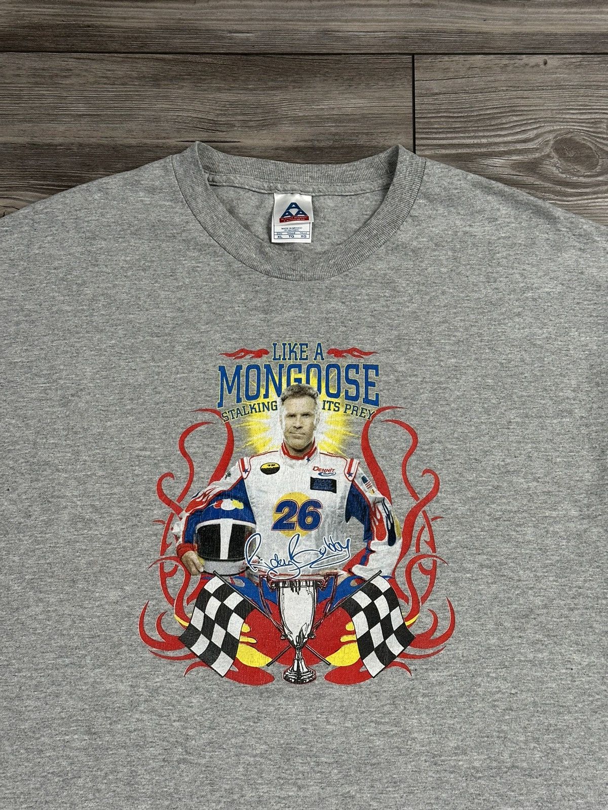 NASCAR Y2K Talladega Nights The Ballad Of Ricky Bobby T Shirt Size US XL / EU 56 / 4 - 3 Thumbnail