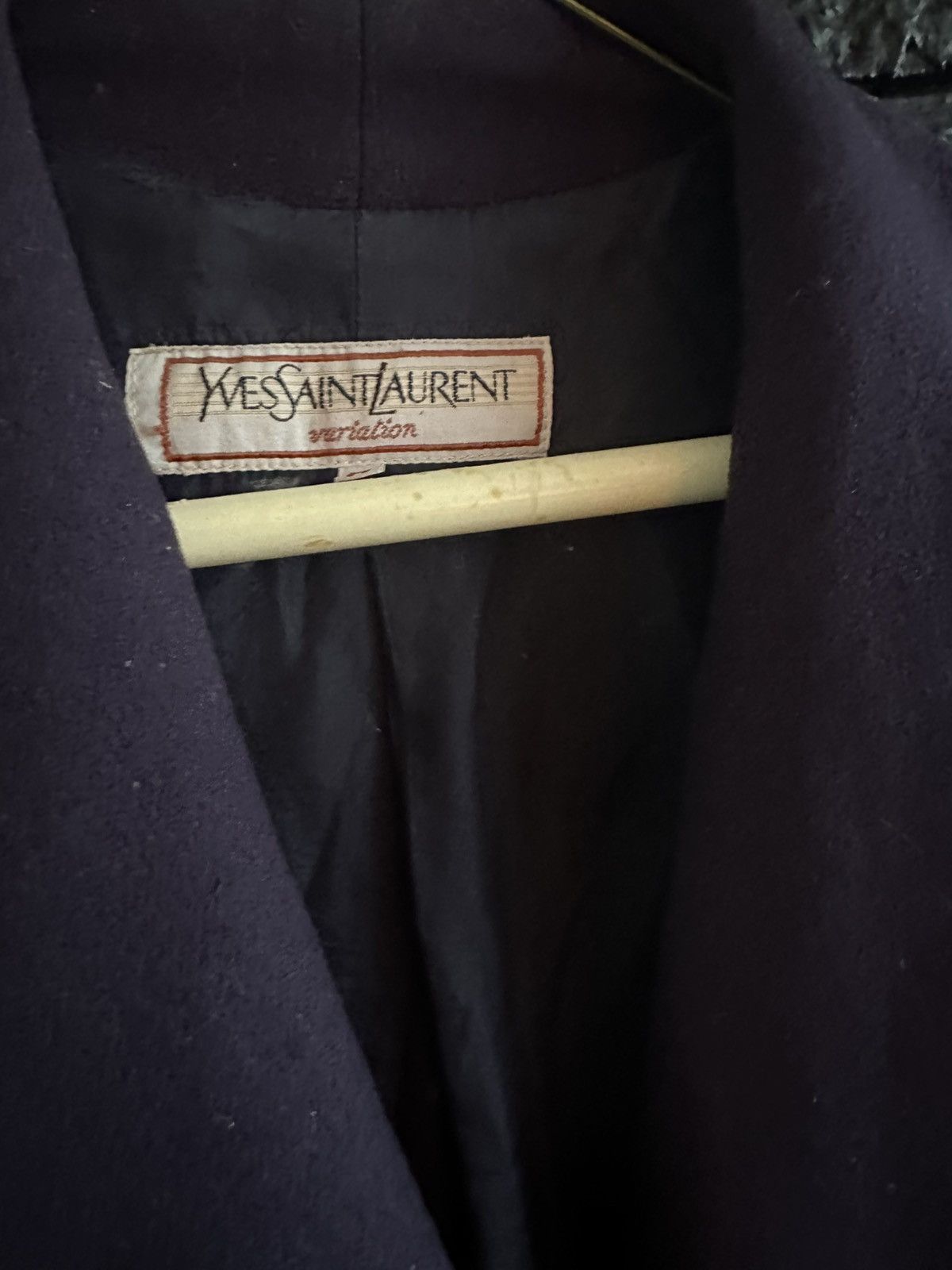 Yves Saint Laurent ViNtAgE Yves Saint Laurent Blazer- Navy Size 38 (S) Size S / US 4 / IT 40 - 2 Thumbnail