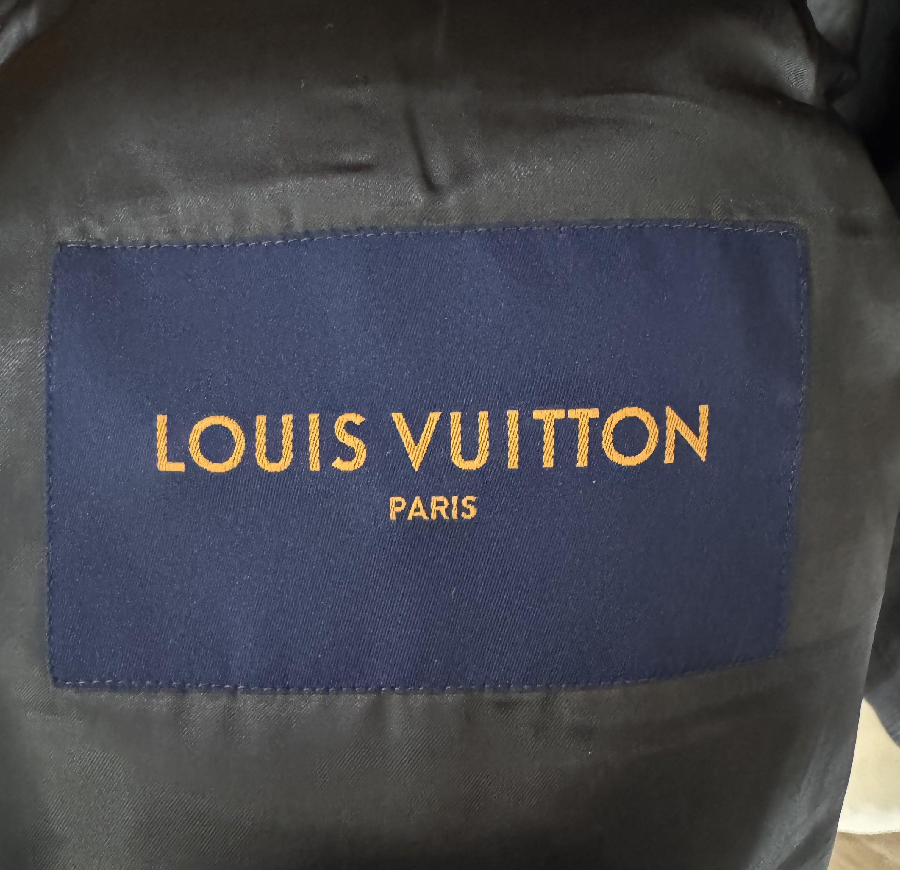 Louis Vuitton Louis Vuitton Mix Canvas Leather Bomber - Marigold/Black Size US L / EU 52-54 / 3 - 6 Thumbnail