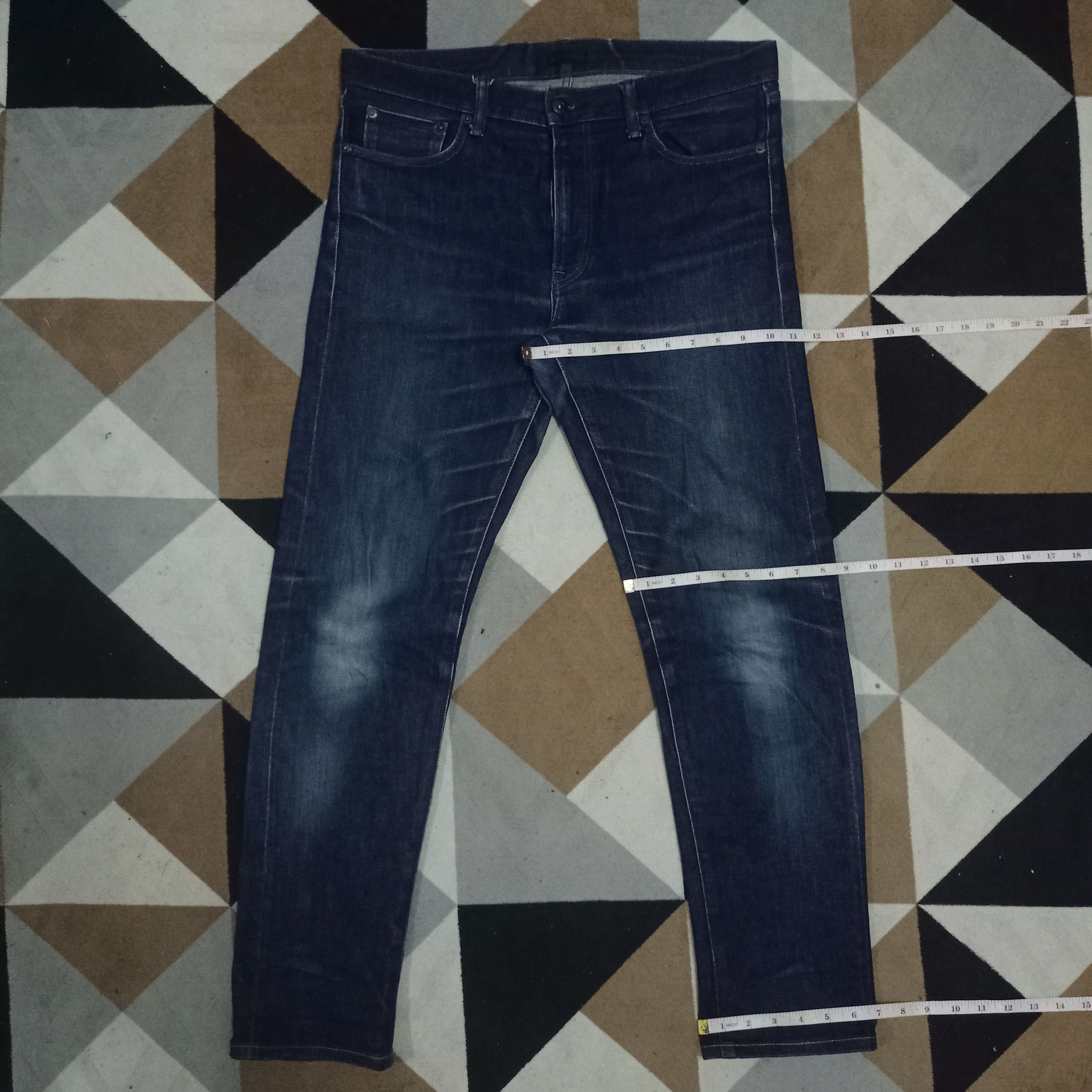Uniqlo Vintage Japanese Uniqlo Blue Wash Selvedge Jeans Size US 36 / EU 52 - 9 Thumbnail