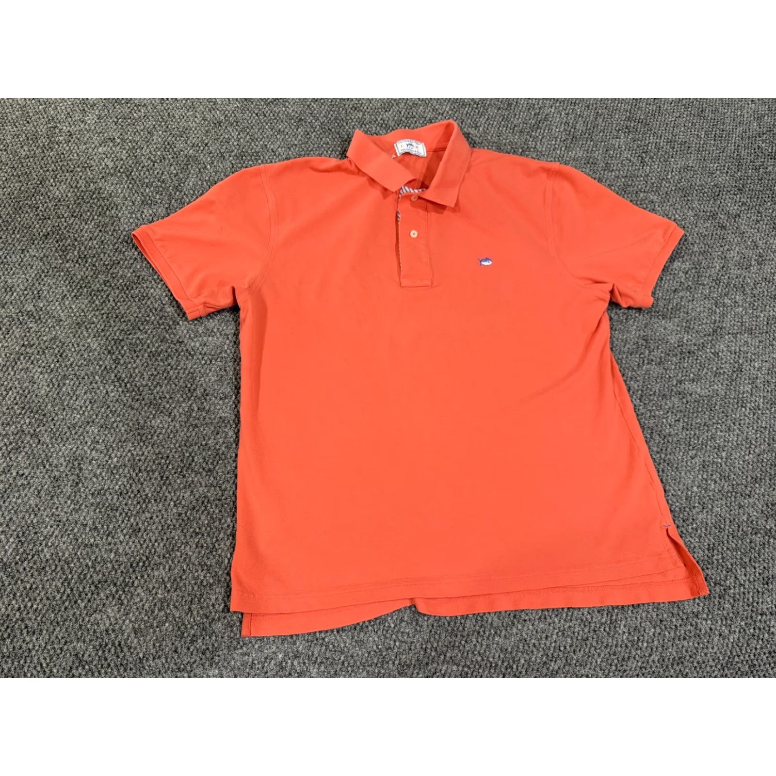 Southern Tide Southern Tide The Skipjack Polo Shirt Mens L Orange Cotton Casual Logo Polo Short Sleeve Size US L / EU 52-54 / 3 - 2 Thumbnail