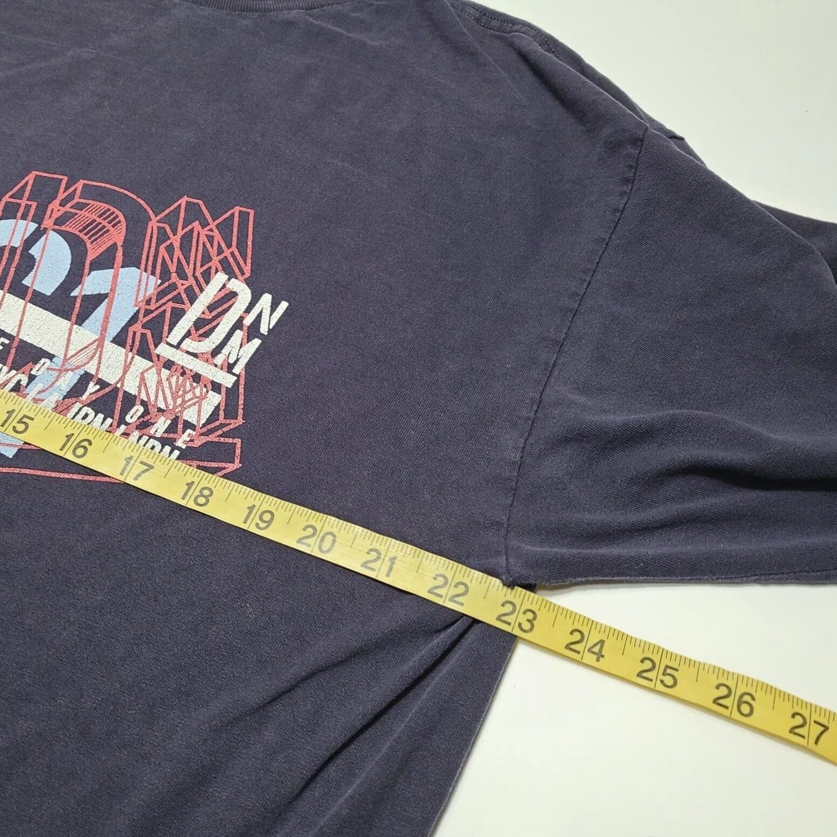 Vintage VINTAGE Mecca Streetwear T-shirt Mens XL Blue Crew Neck Graphic Print Short Sleeve Distressed Y2K USA 90s Mens XL Size US XL / EU 56 / 4 - 6 Thumbnail