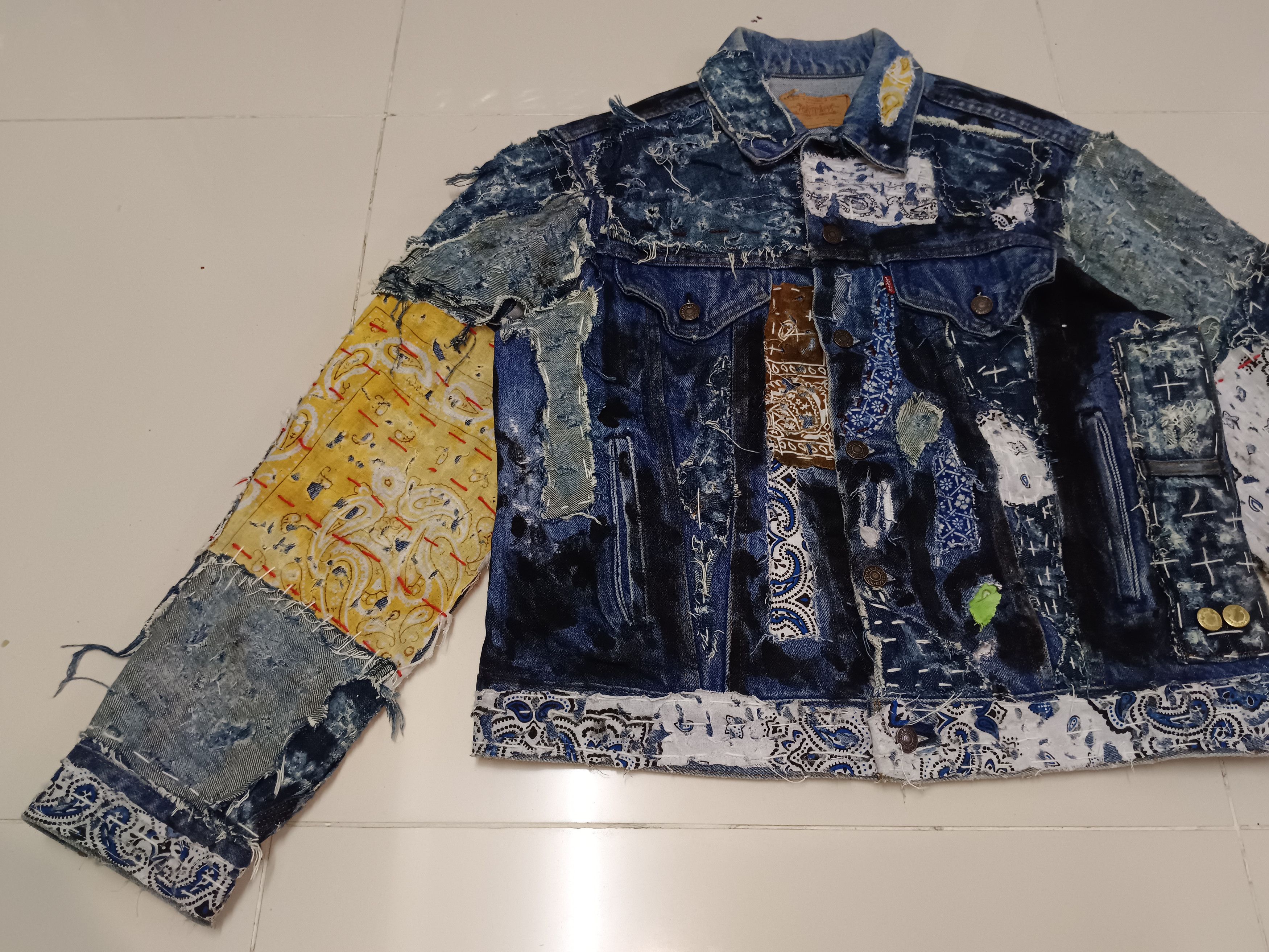If Six Was Nine × Levi's Vintage Levis Trucker Jacket Size US M / EU 48-50 / 2 - 2 Thumbnail