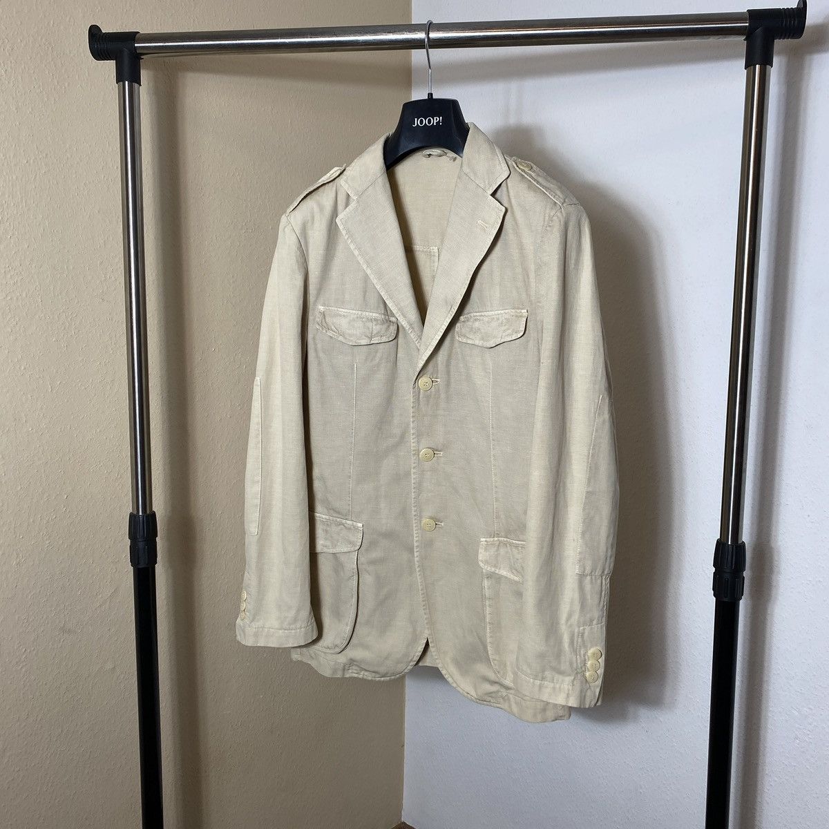 L.B.M. 1911 Cotton and Linen Blazer L.B.M 1911 Cream Size 48R - 1 Thumbnail
