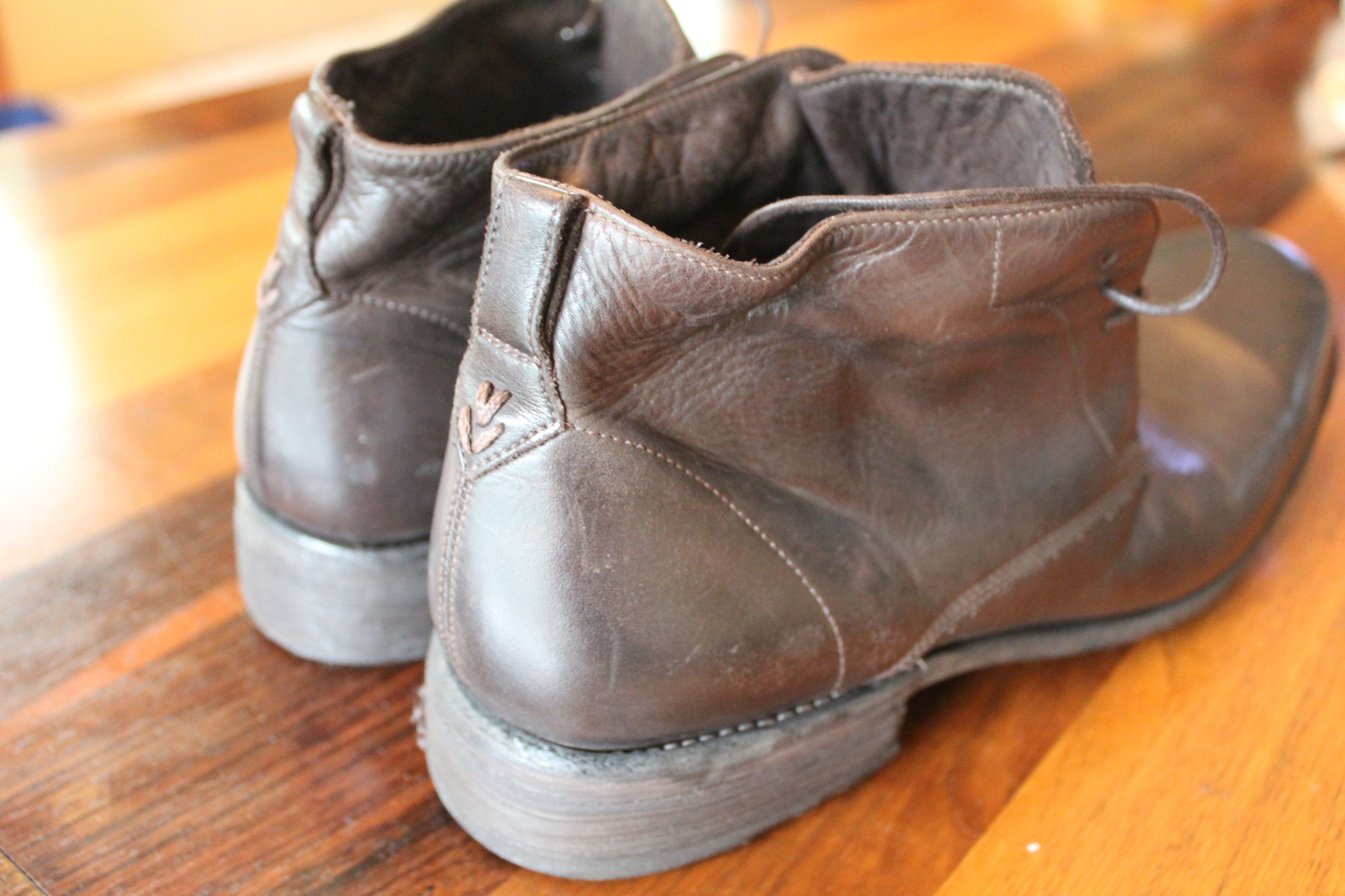 John Varvatos Varvatos Collection Washed Leather Chukka Boot | Circa 2003 Size US 11 / EU 44 - 5 Thumbnail