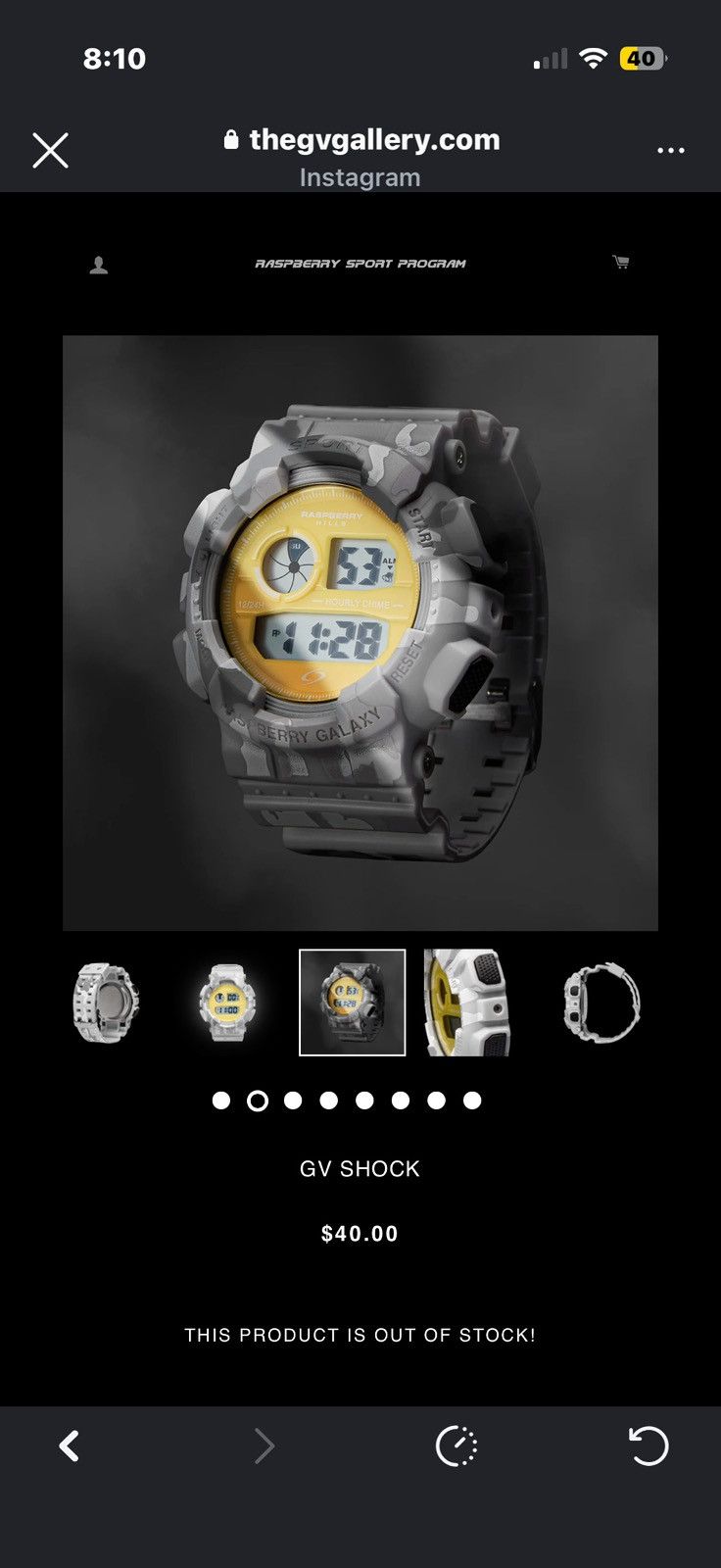 The GV Gallery Gv gallery Gvshock Watch Size ONE SIZE - 3 Thumbnail