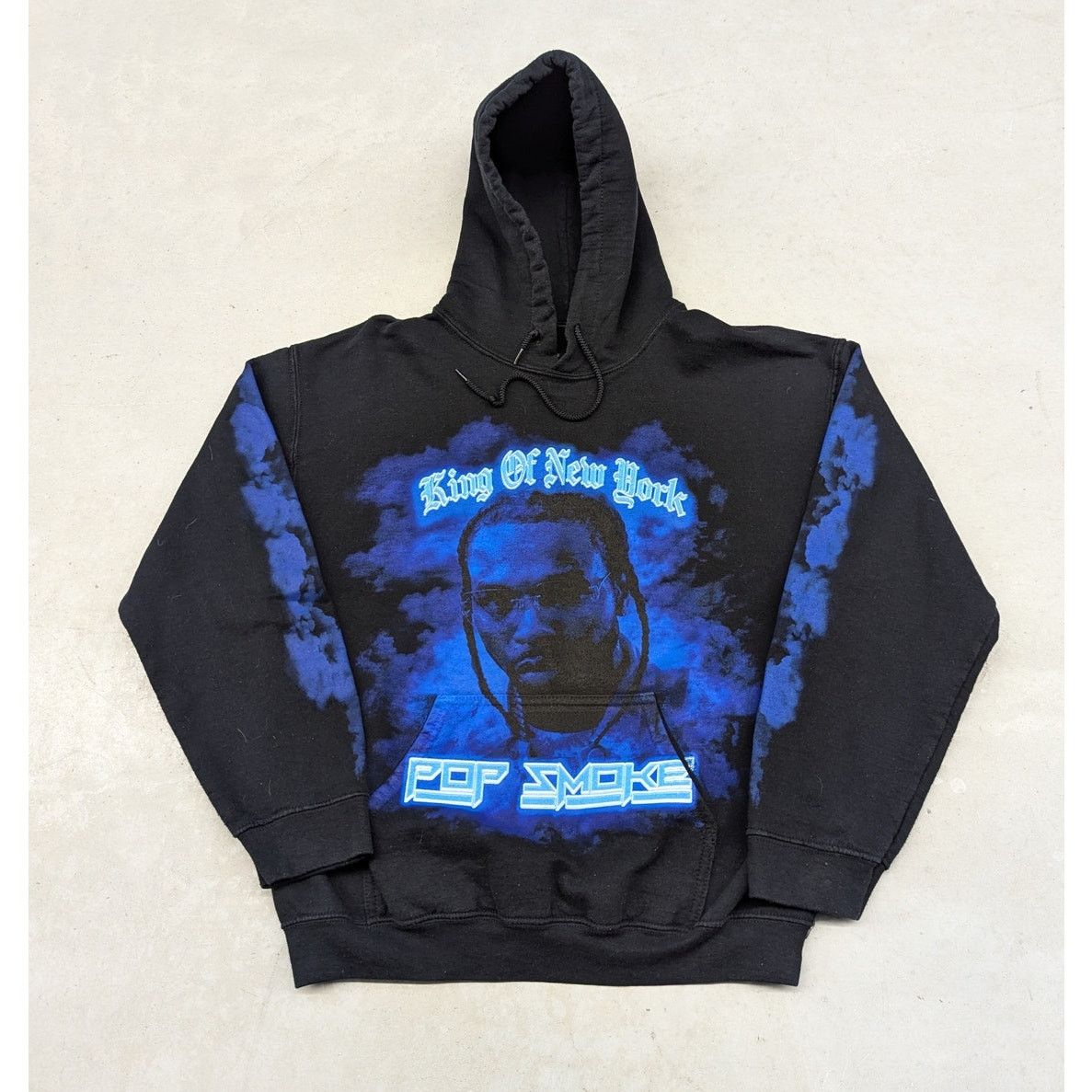 Rap Tees × Vlone Pop Smoke King of New York Memorial Hoodie Size US M / EU 48-50 / 2 - 1 Thumbnail