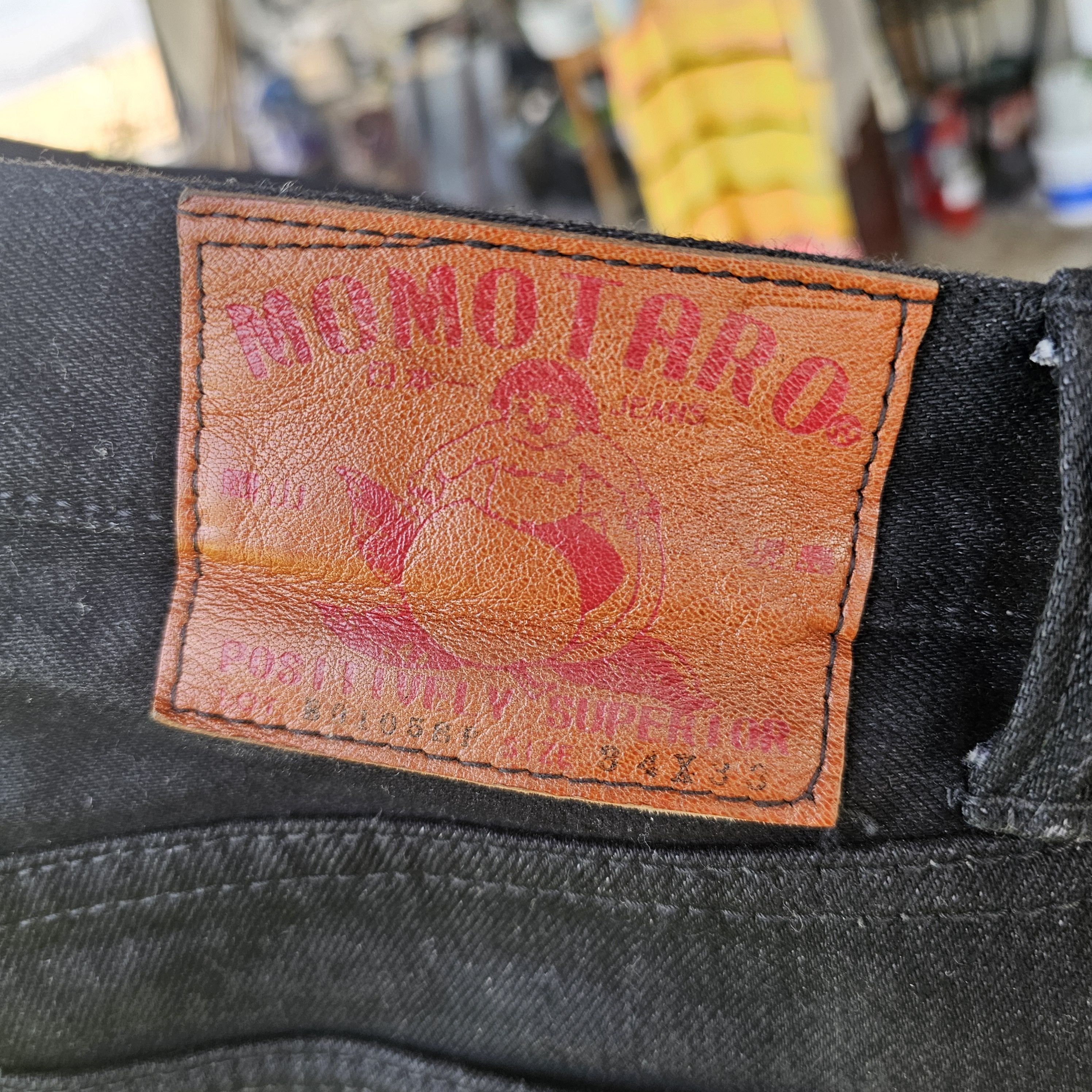 Momotaro Jeans Momotaro 15.7oz Selvedge Black NarrowTapered B0105SP Size US 34 / EU 50 - 5 Thumbnail