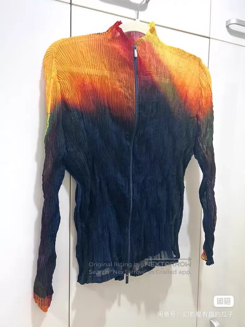Issey Miyake Issey Miyake Wicker Pattern Zipper High Neck Long Sleeve C Size M / US 6-8 / IT 42-44 - 1 Thumbnail