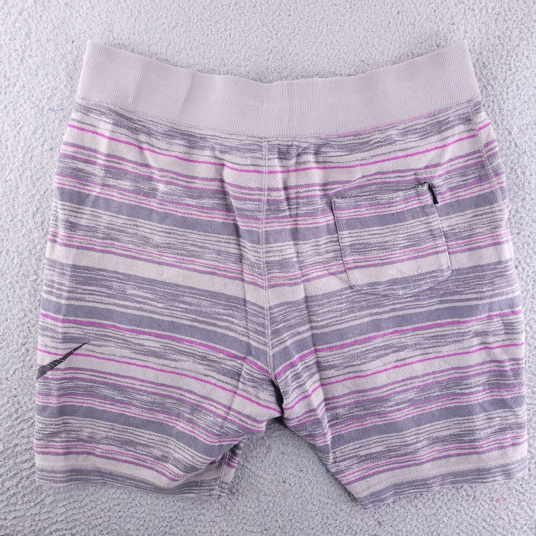 Nike Nike Shorts Mens L Sweatshort Sweatpants Multicolor Stripe Knit Athletic Gym Casual Size US 33 - 7 Thumbnail