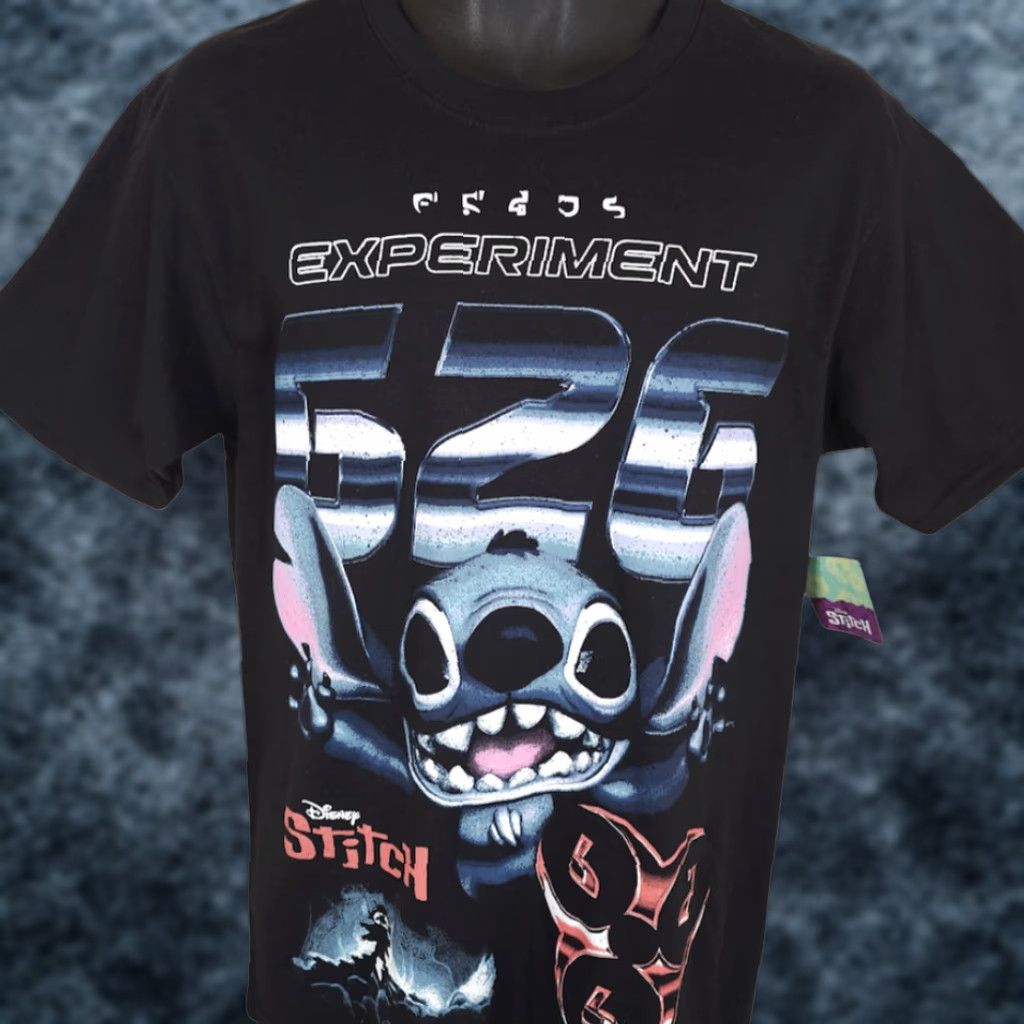 Disney Lilo & Stitch T Shirt Mens Size Medium Black Disney Shirt Size US M / EU 48-50 / 2 - 1 Thumbnail