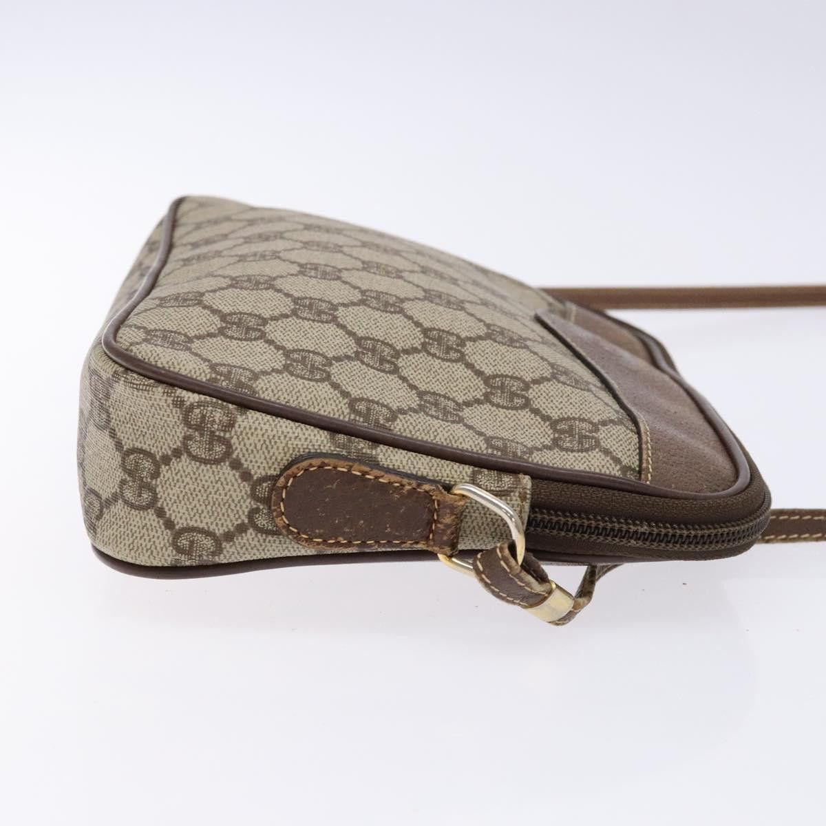 Gucci GUCCI GG Supreme Shoulder Bag Pvc Beige Gold 007 115 6428 Size ONE SIZE - 4 Thumbnail