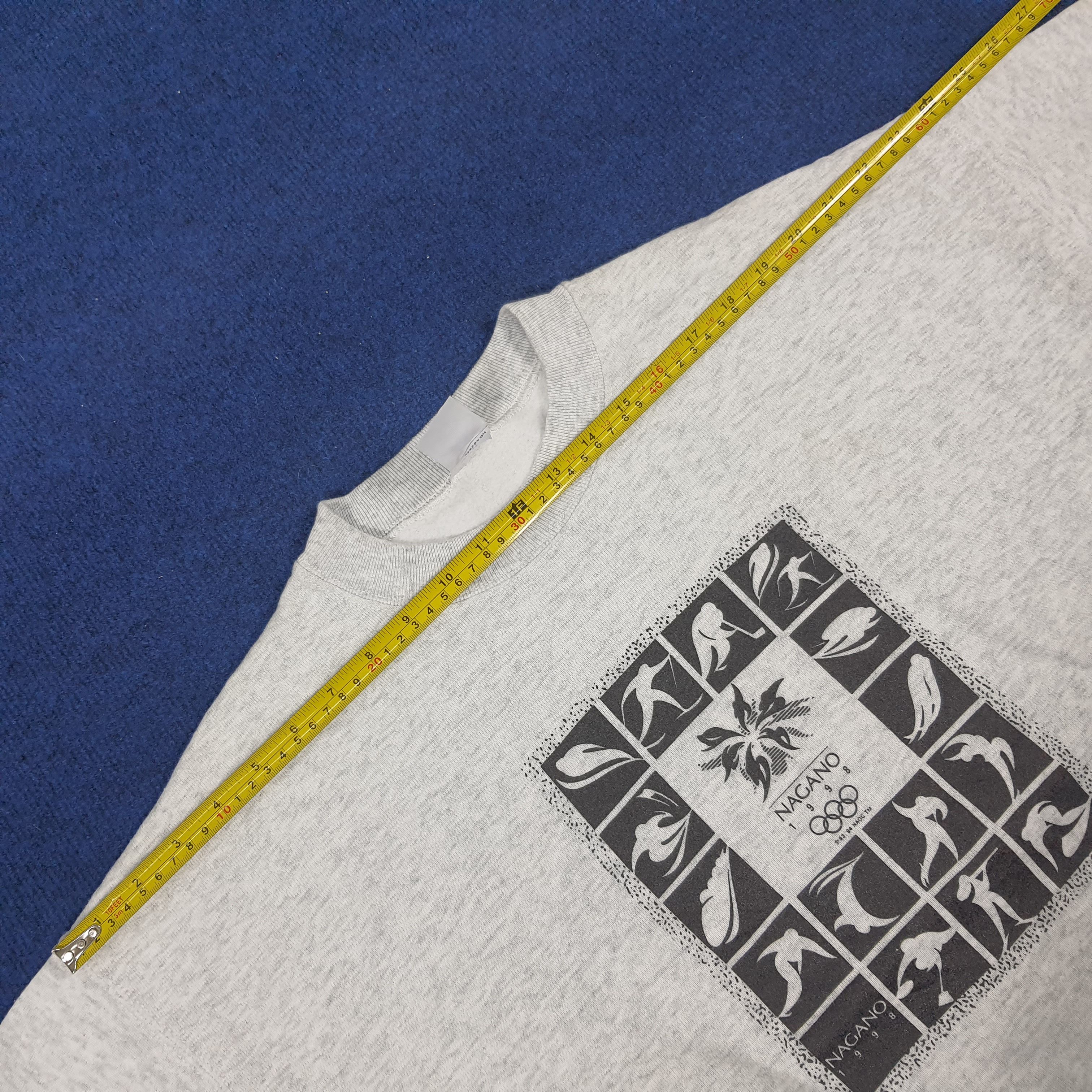 Japanese Brand × Vintage Vintage 90s NAGANO 1998 Olympic Mizuno Sweatshirts Size US L / EU 52-54 / 3 - 9 Thumbnail