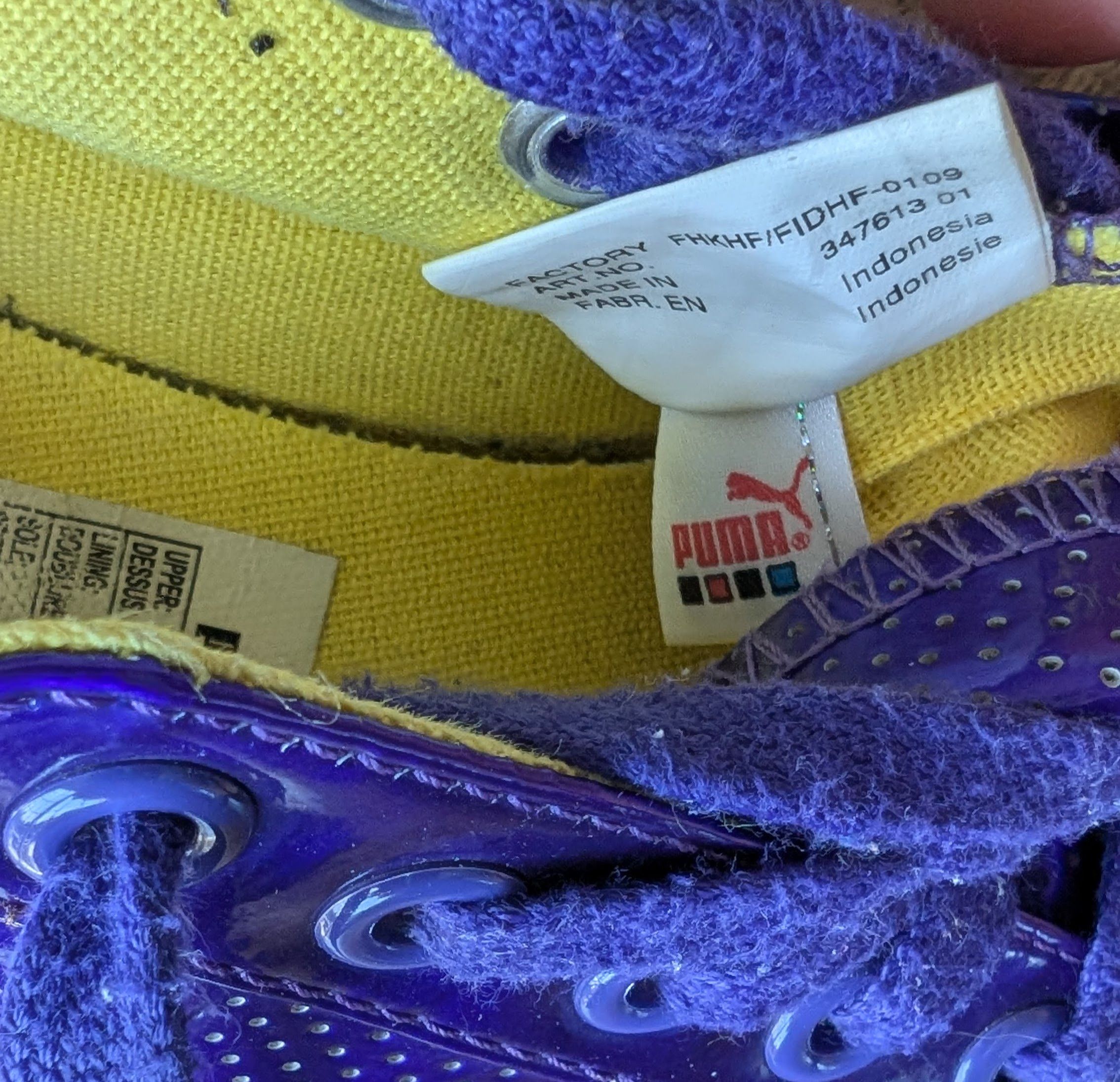 Puma Puma Womens Sneakers/Shoes Metallic Purple Low Top SZ 9 Rare Size US 9 / IT 39 - 9 Thumbnail