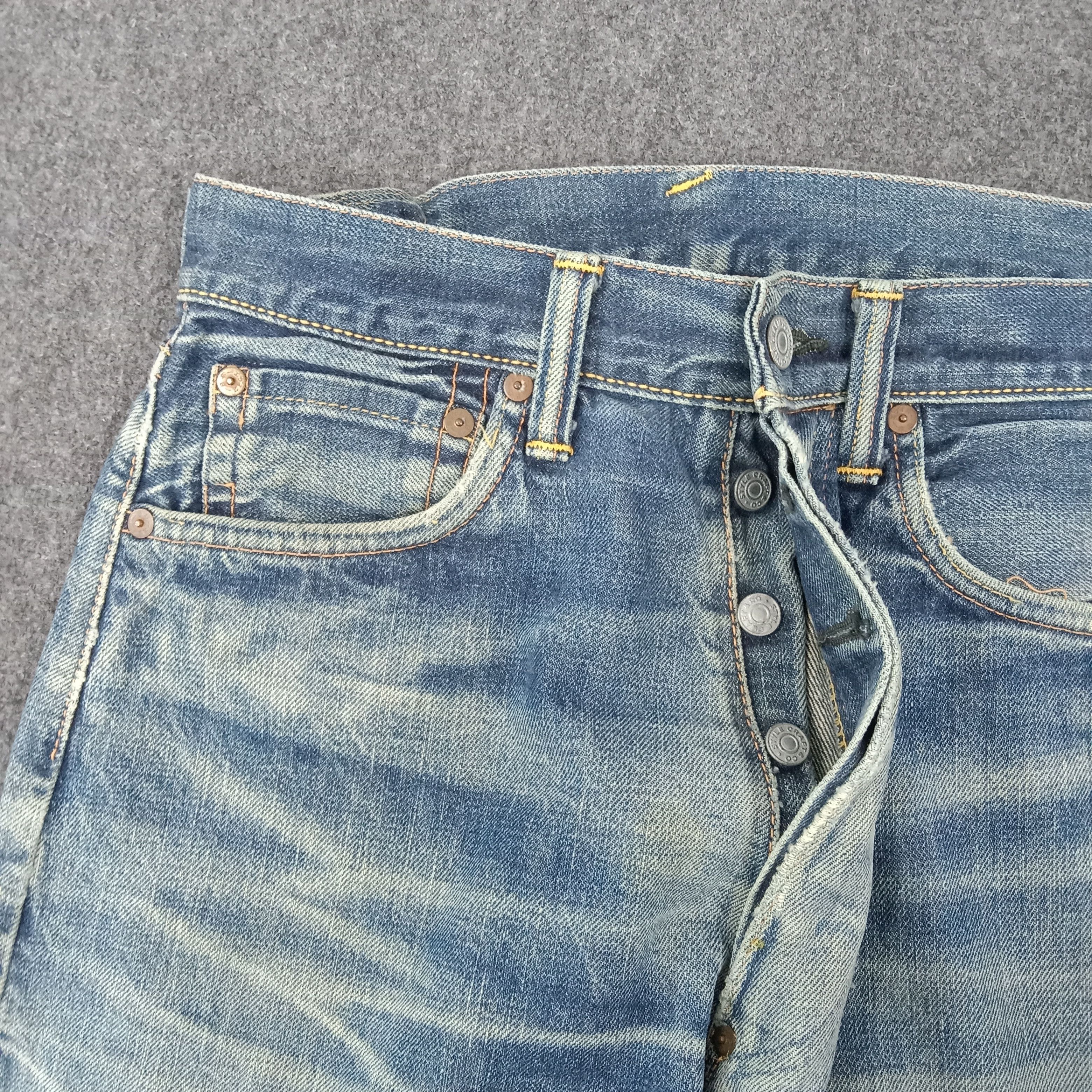 Japanese Brand × Vintage Japanese Brand Evisu Selvedge Daicock Custom Art Jeans Size US 27 - 9 Thumbnail
