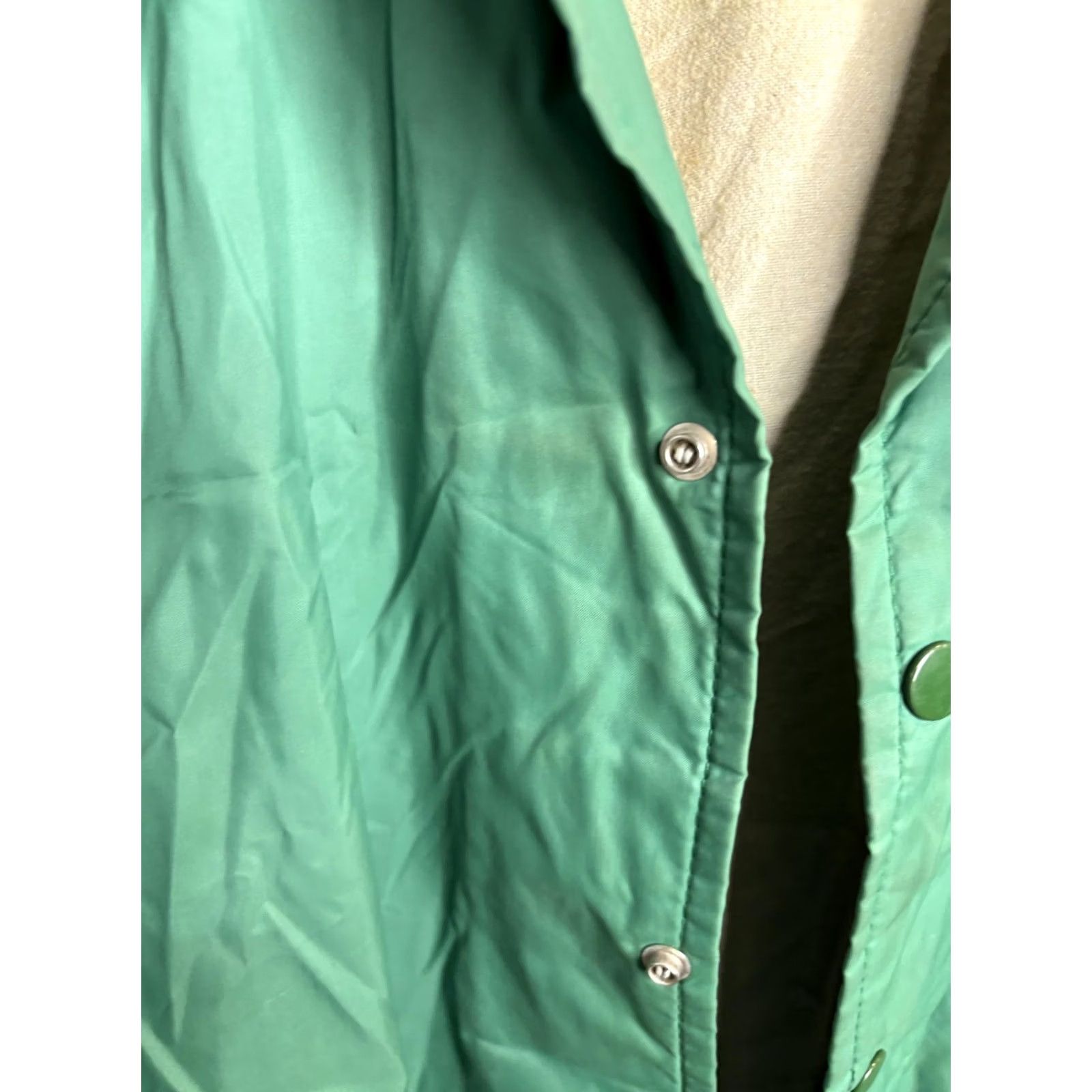 Coach Vintage 80'S West Wind Jacket Mens Large Green Coach Snap Button Lined Dolph Embroidered Size US L / EU 52-54 / 3 - 3 Thumbnail