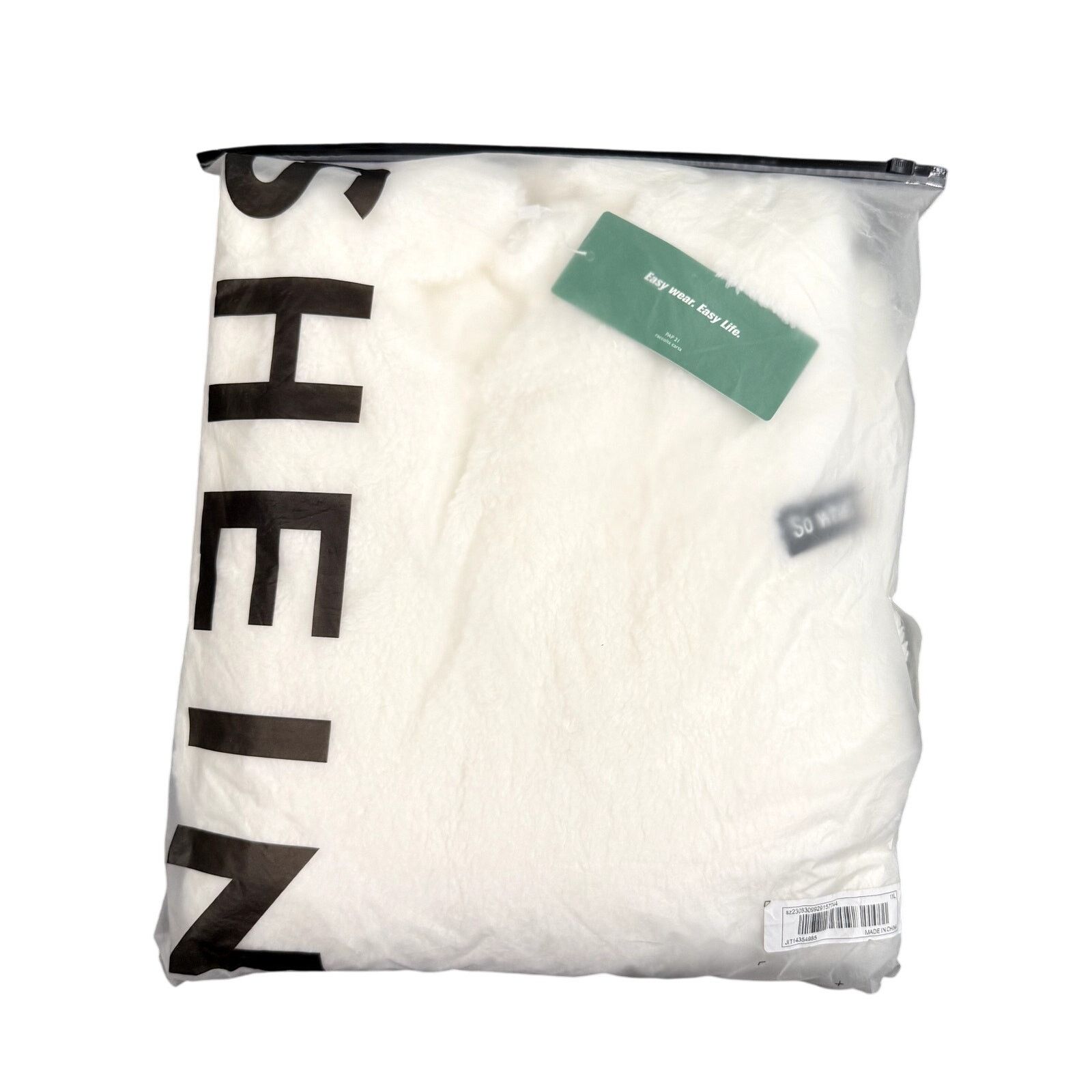Shein Women's Plus Cozy Sherpa 'So What!' Collared Sweatshirt, 1XL Size XL / US 12-14 / IT 48-50 - 3 Thumbnail