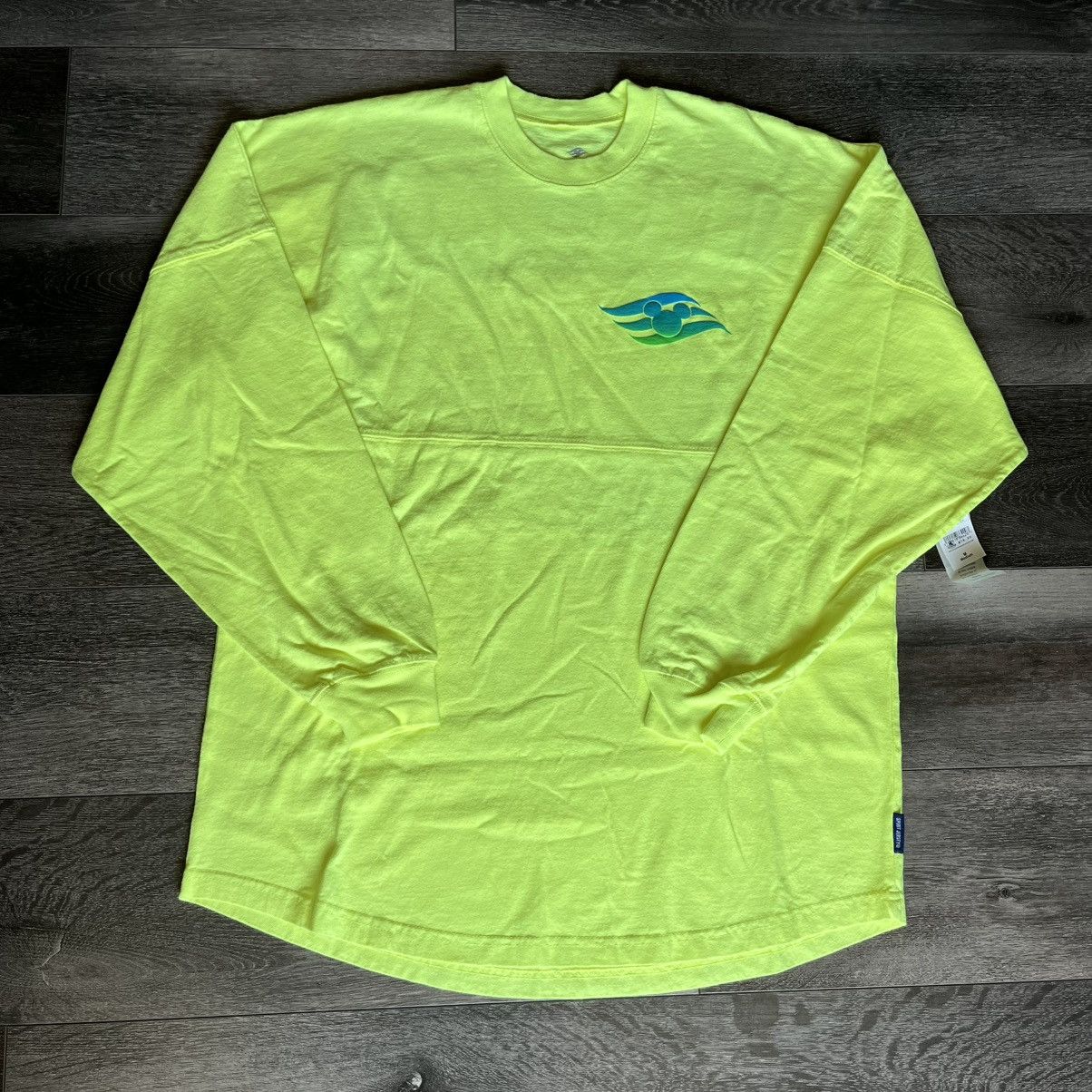 Disney × Vintage New Vintage Disney Cruise Line Neon Green Spirit Jersey Tee Size US M / EU 48-50 / 2 - 2 Thumbnail