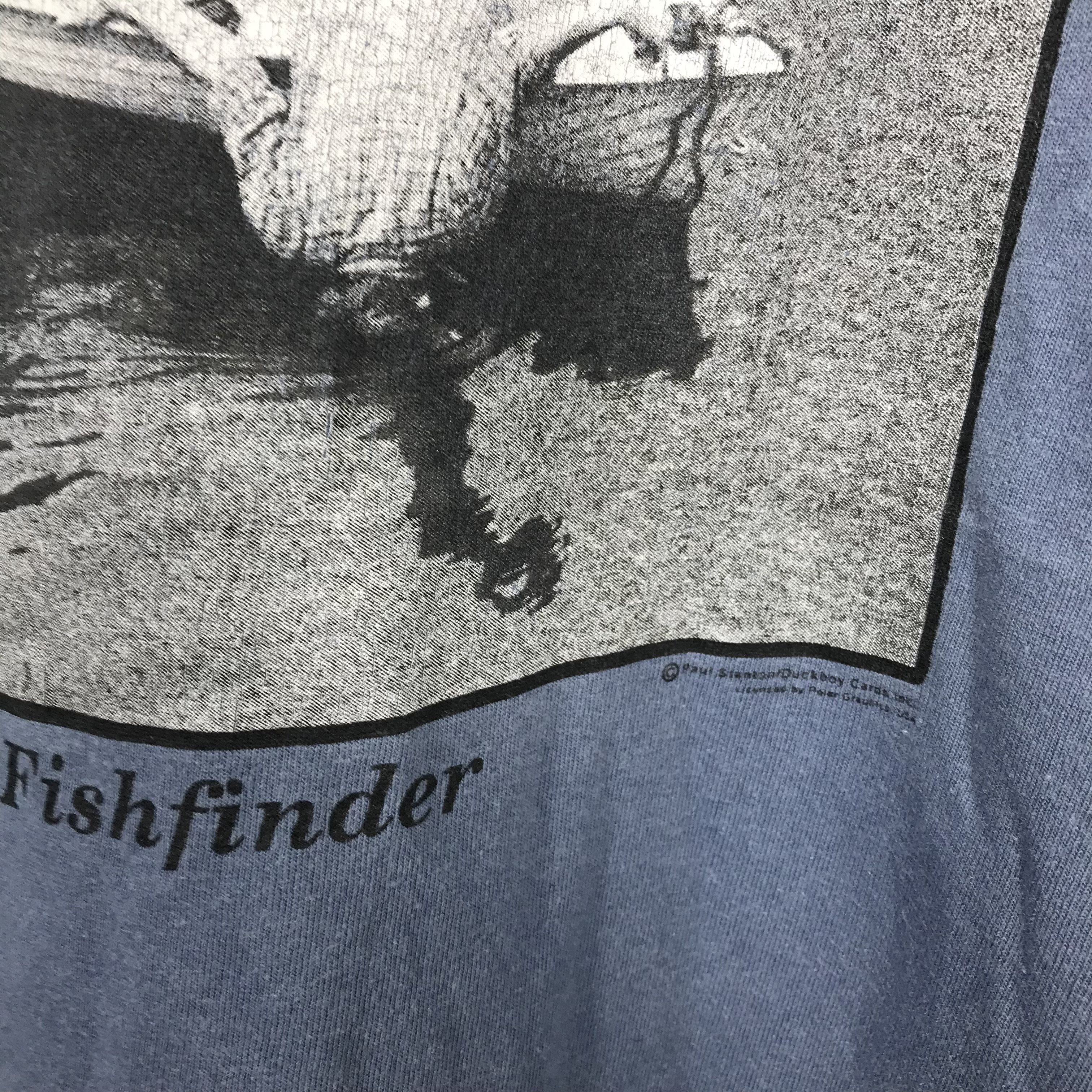 Vintage Vintage 90S MEN sink ON FISHING phototee Art T-Shirt Size US M / EU 48-50 / 2 - 4 Thumbnail