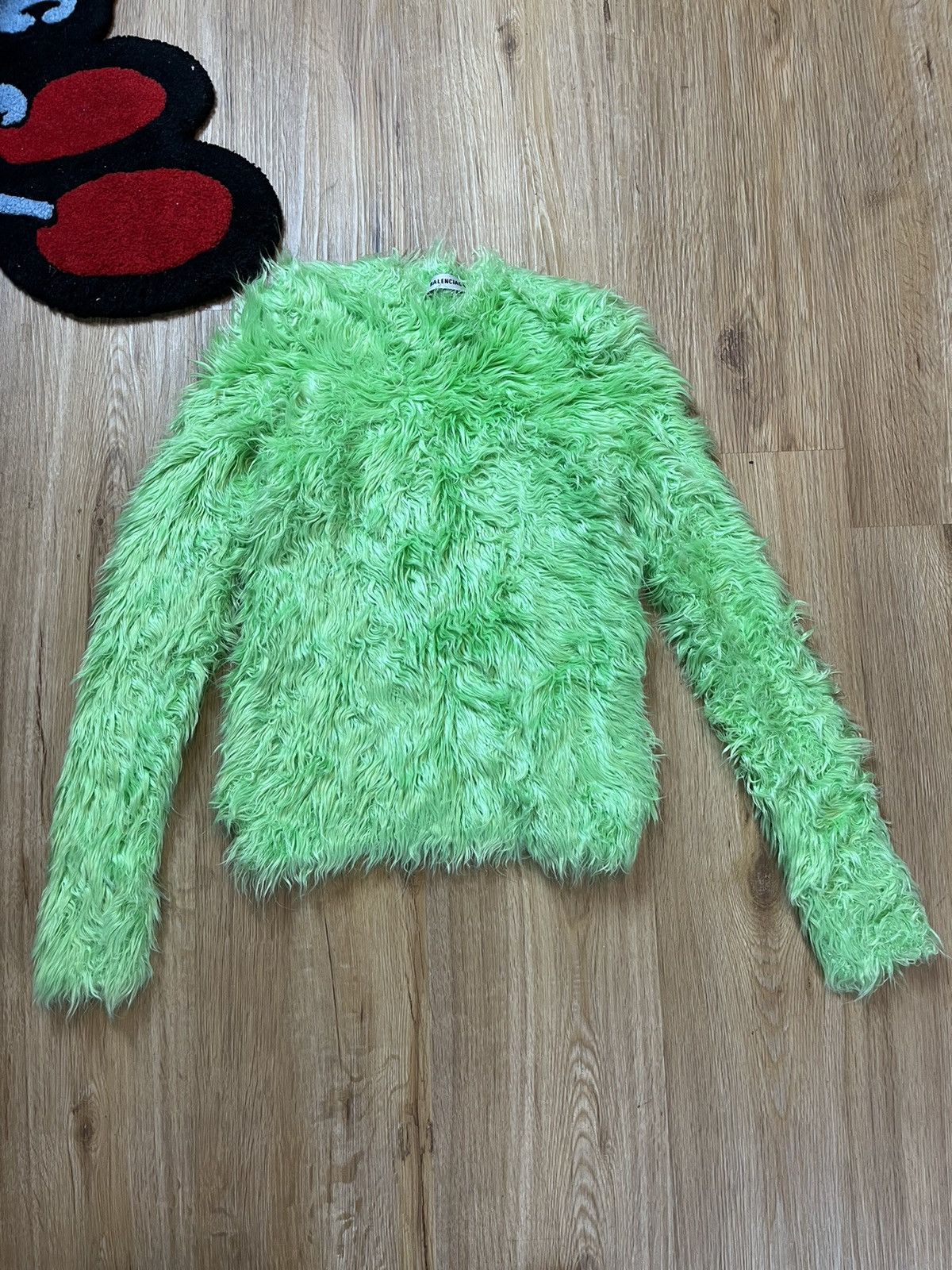 Balenciaga Faux Fur Sweater AW18