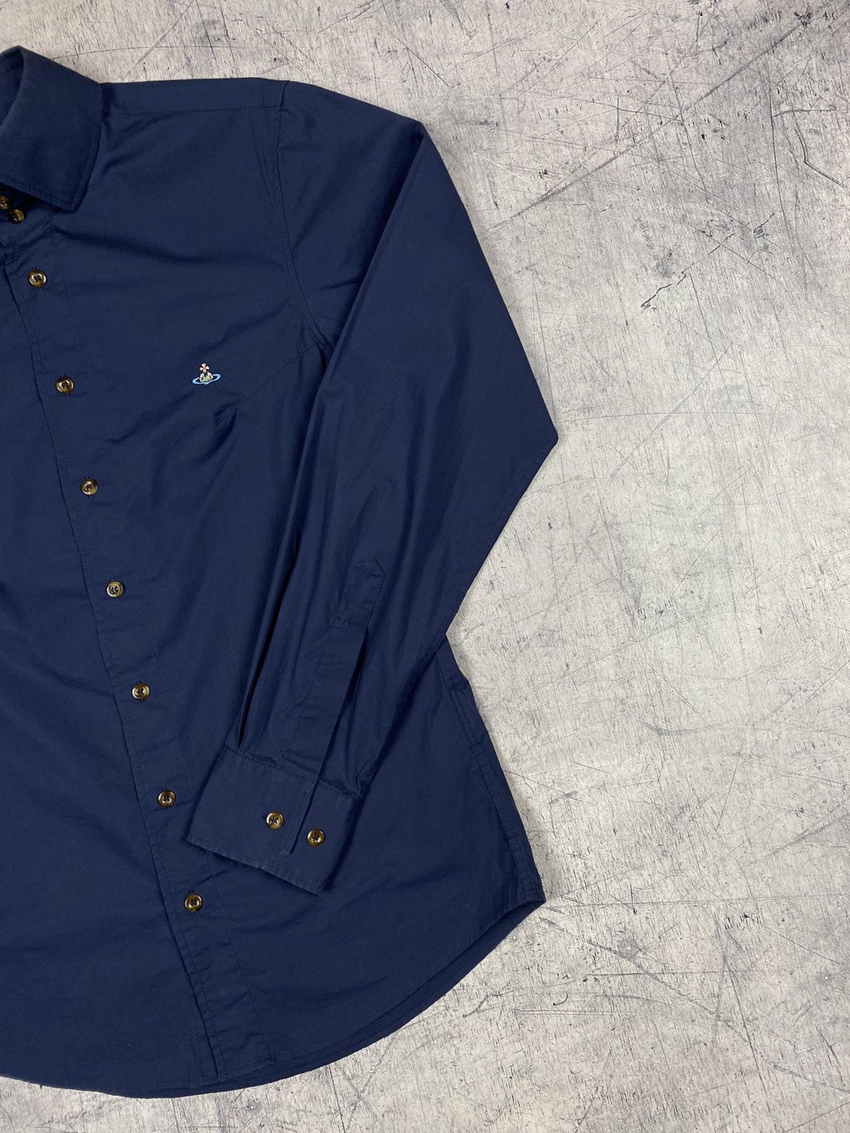 Designer × Vintage × Vivienne Westwood Vintage Vivienne Westwood Luxury Logo Embroidered Button Up Size US M / EU 48-50 / 2 - 4 Thumbnail