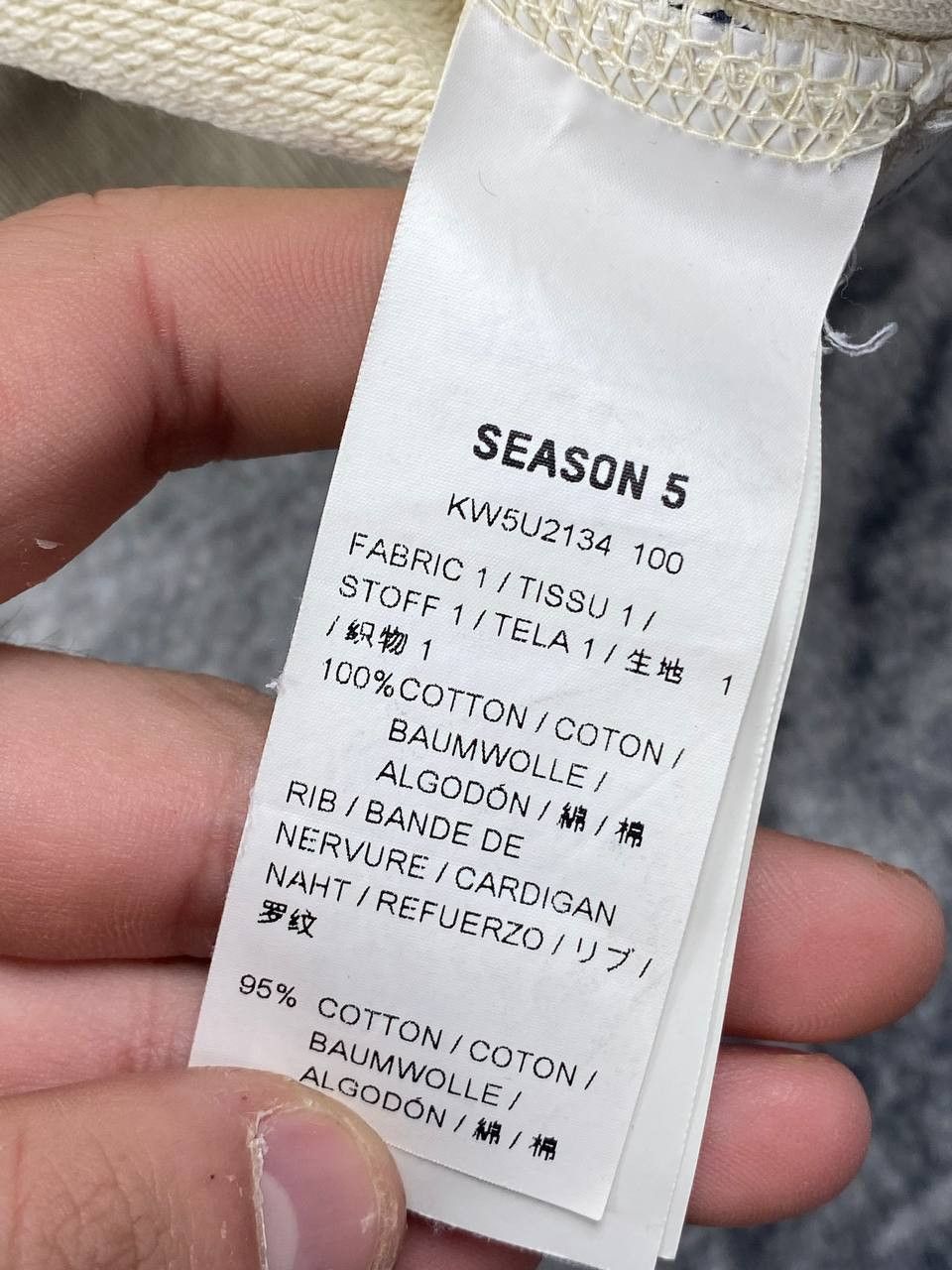 Yeezy Adidas Yeezy Season 5 Calabasas Sweatshirt Distrissed Size US M / EU 48-50 / 2 - 13 Thumbnail
