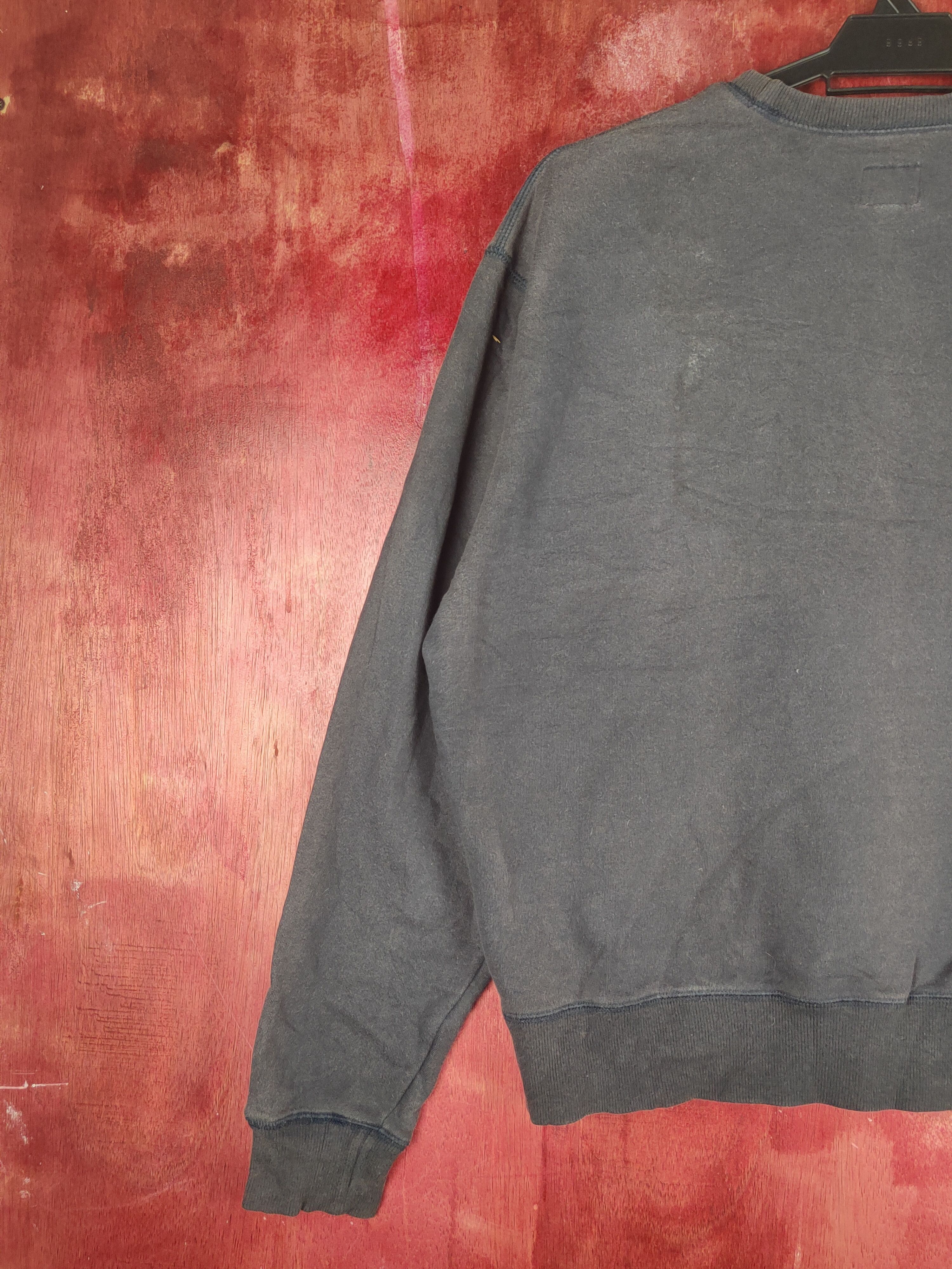 Calvin Klein × Japanese Brand × Vintage Calvin Klein Dark Blue Faded Sweatshirts #S1884 Size US M / EU 48-50 / 2 - 10 Thumbnail