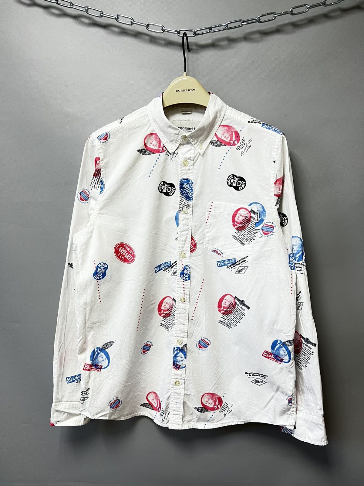 Carhartt × Carhartt Wip Carhartt WIP L/S History Shirt Size US M / EU 48-50 / 2 - 1 Thumbnail