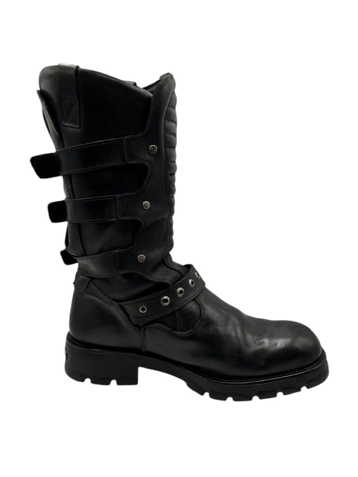 New Rock Vintage New Rock leather biker boots Size 45 Size US 12 / EU 45 - 7 Thumbnail