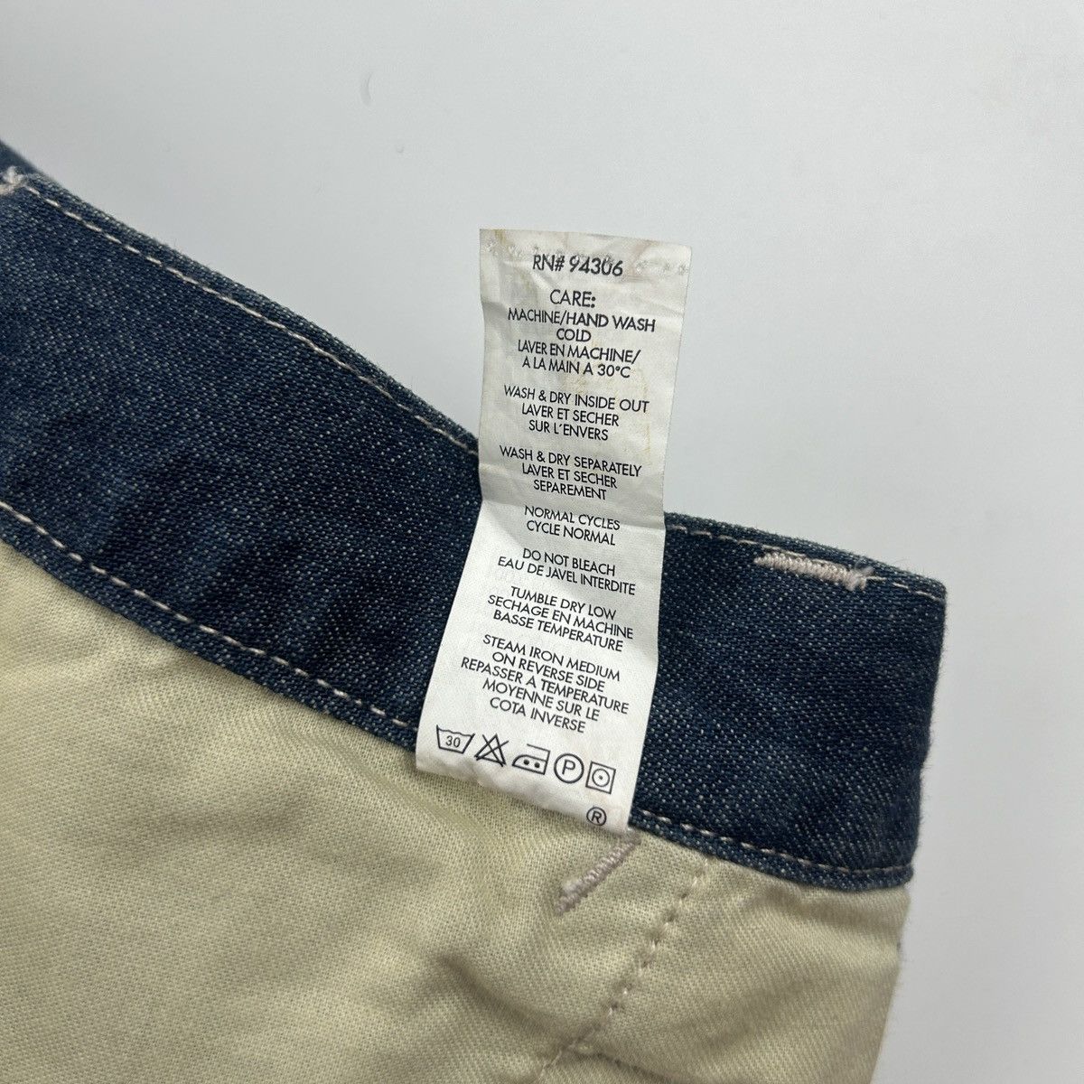 RRL Ralph Lauren RRL Ralph Lauren Paint Indigo Pants Size US 35 - 4 Thumbnail