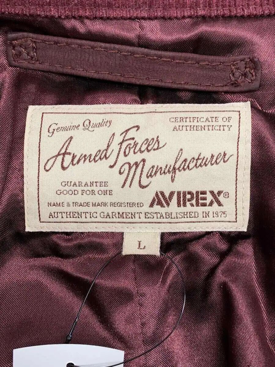 Avirex Avirex Plain Goat Leather Jacket Blouson Bordeaux Size US L / EU 52-54 / 3 - 3 Thumbnail