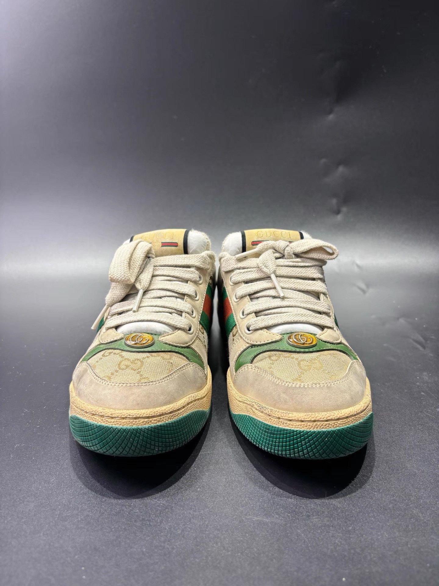 Gucci GUCCI Screener Distressed Sneakers K36 Size US 7 / IT 37 - 2 Thumbnail