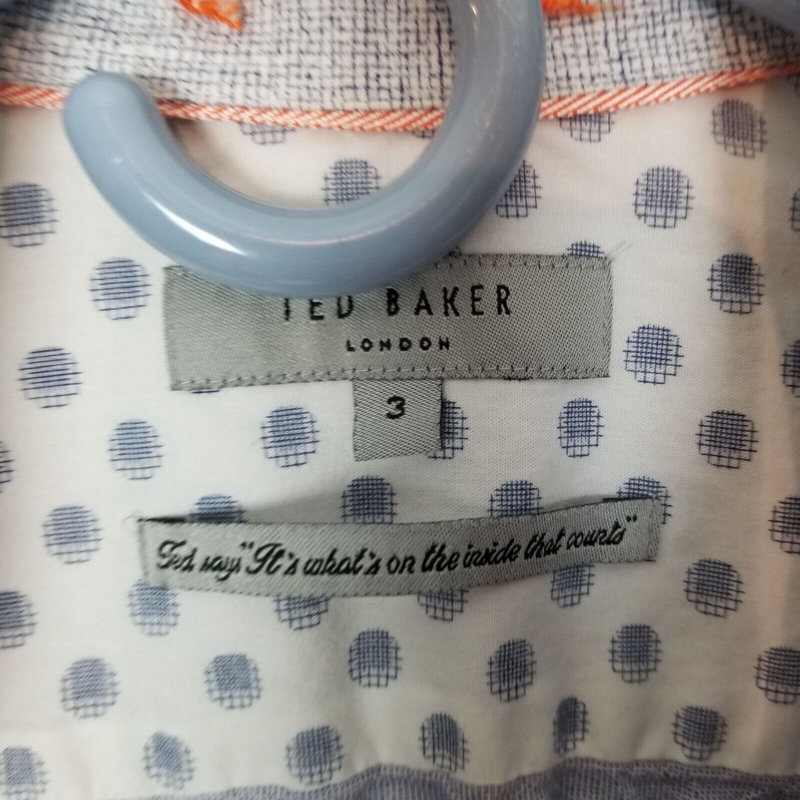 Ted Baker Ted Baker Mens Button Shirt Size 3 Medium Light Blue Preppy Size US M / EU 48-50 / 2 - 5 Thumbnail