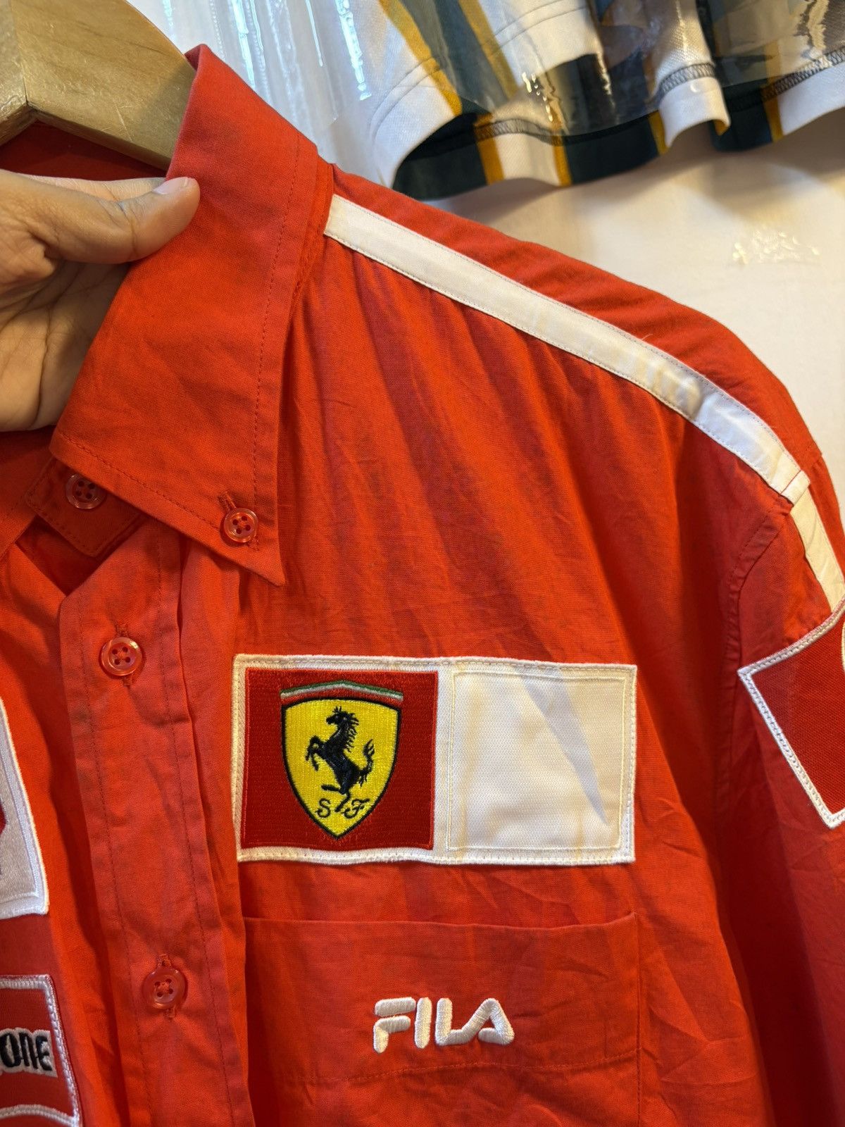 Fila Vintage Formula1 Ferrari Pit Crew Shirt Size US XXL / EU 58 / 5 - 5 Thumbnail