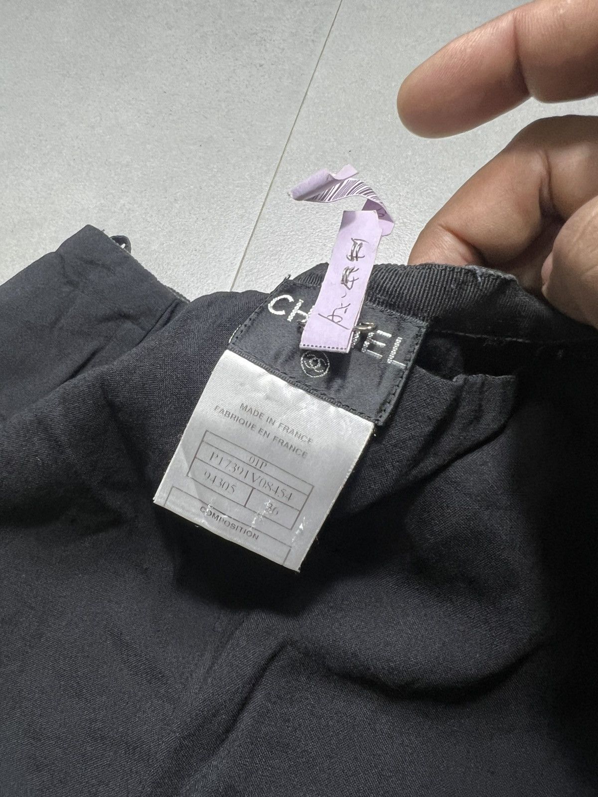 Chanel Chanel - Black Wool Pants Size 25" / US 0 / IT 36 - 6 Thumbnail