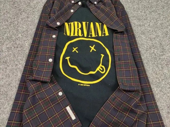 Flannel Vintage Flannel Shirt Travis Scott Style Size US M / EU 48-50 / 2 - 6 Thumbnail