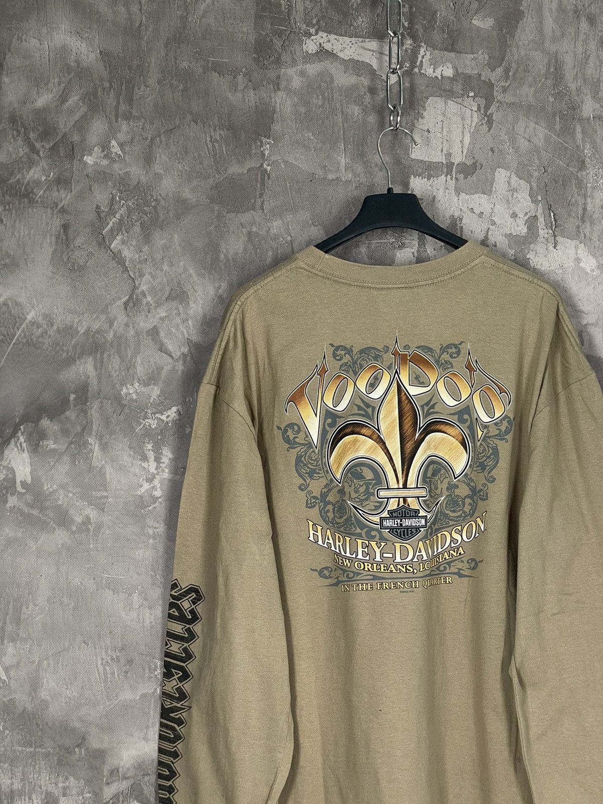 Vintage Vintage Y2K Harley Davidson Punk Long Sleeve Shirt Grunge Size US XL / EU 56 / 4 - 10 Thumbnail