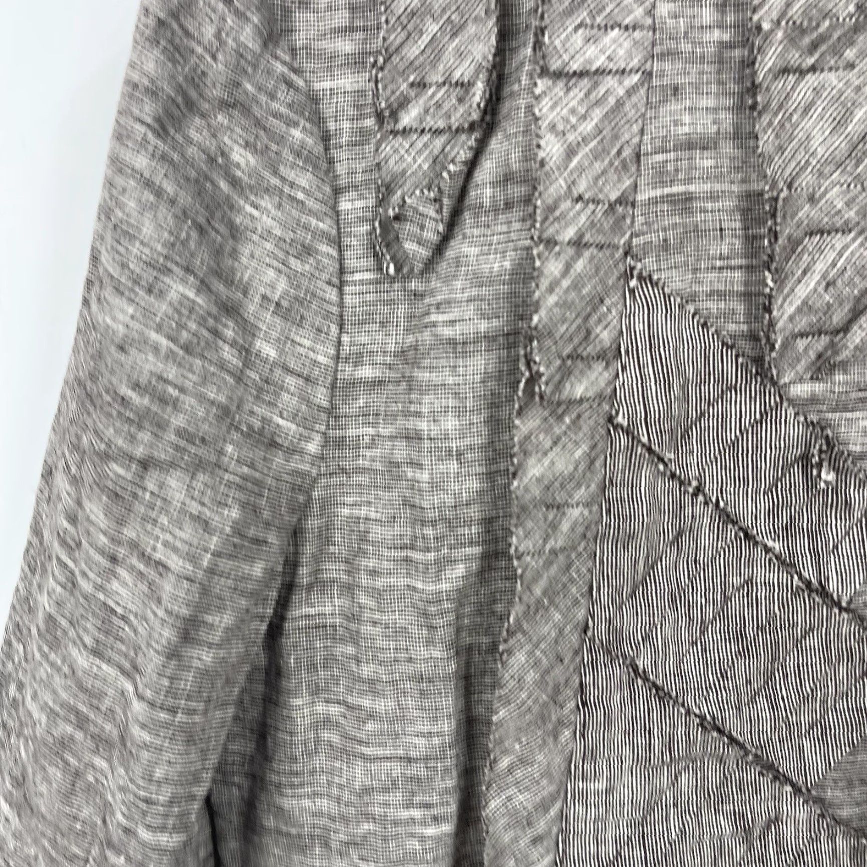 Vintage Chico's Women's Linen Blazer Jacket Small Brown Casual Business Travel Spring Summer Fall Winter Relaxed Fit Size S / US 4 / IT 40 - 7 Thumbnail