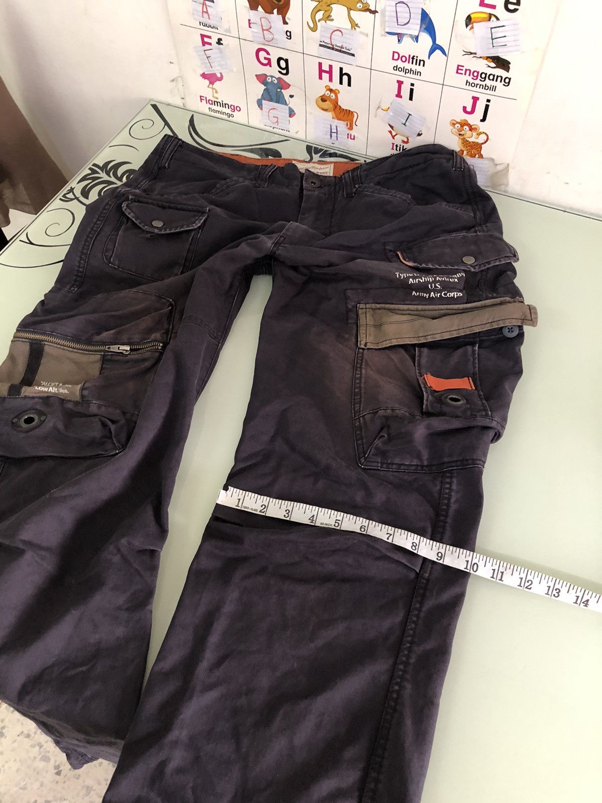 Avirex Vintage Avirex U.S Army Air Corps Distressed Cargo Pants Size US 38 / EU 54 - 21 Thumbnail