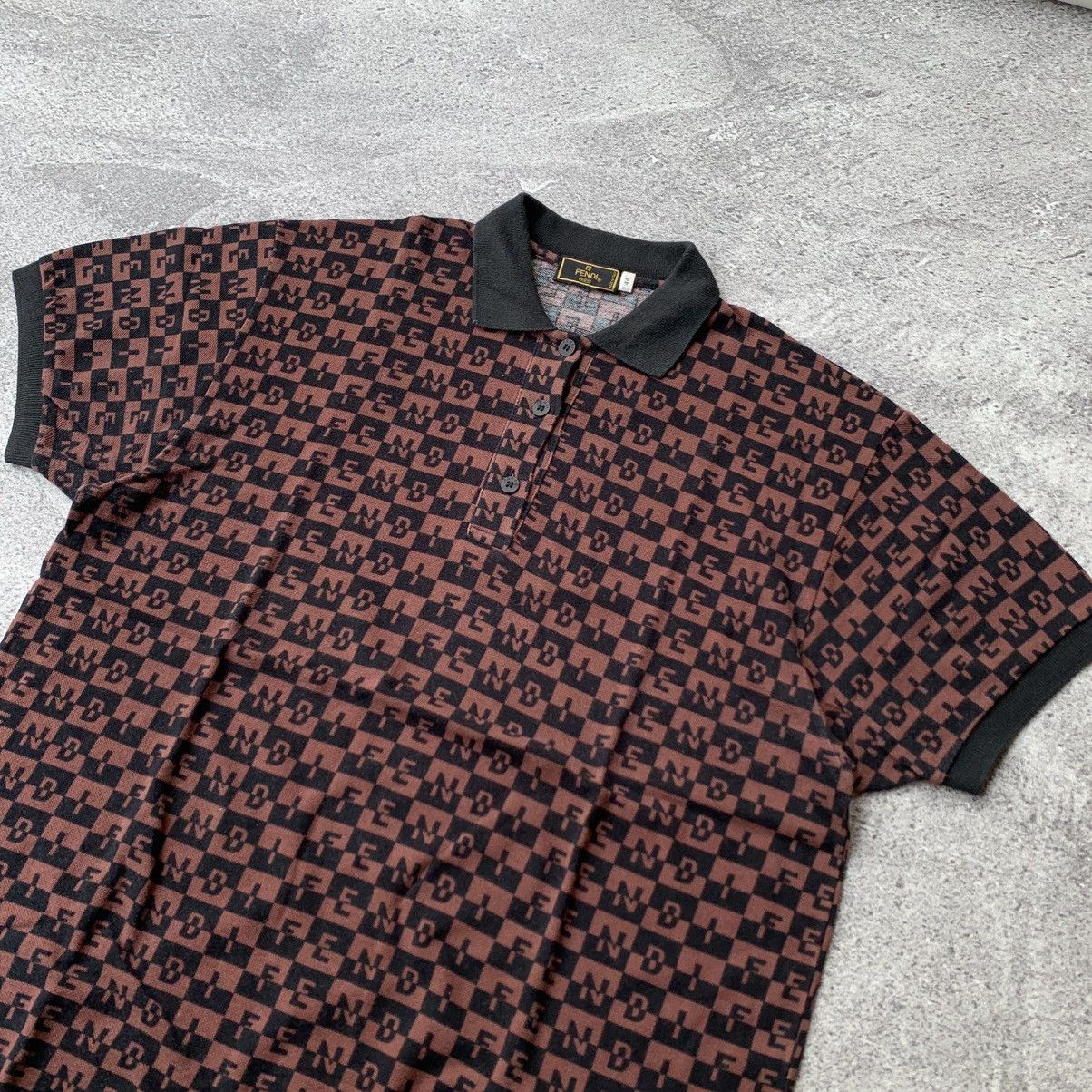Fendi Fendi monogram Polo Tee Size US M / EU 48-50 / 2 - 3 Thumbnail